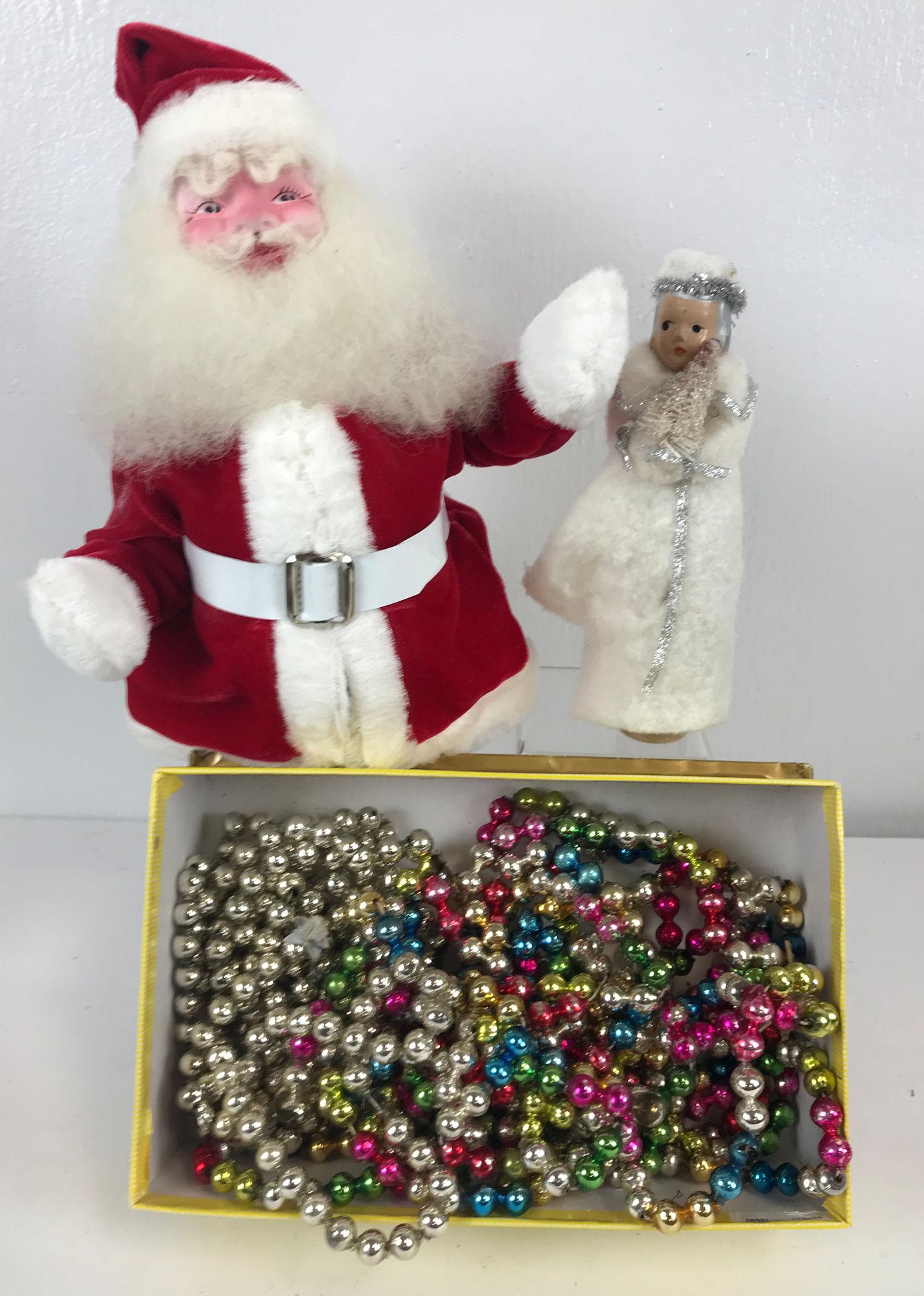 BOX LOT CHRISTMAS INCLUDING 14" HAROLD GALE SANTA (1 of 1)