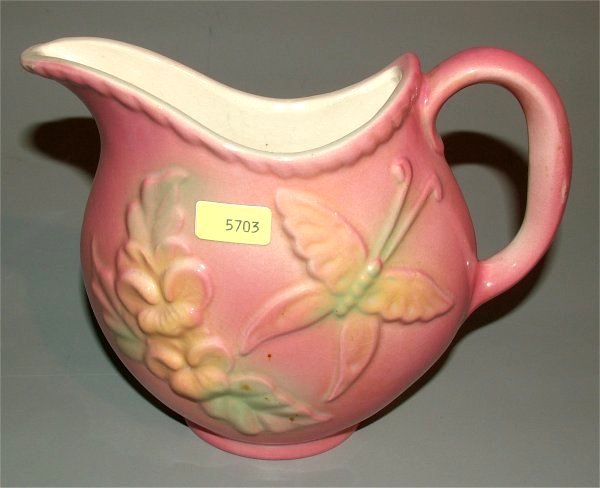 HULL SUN GLOW PITCHER WALL POCKET, 5 1/2"H