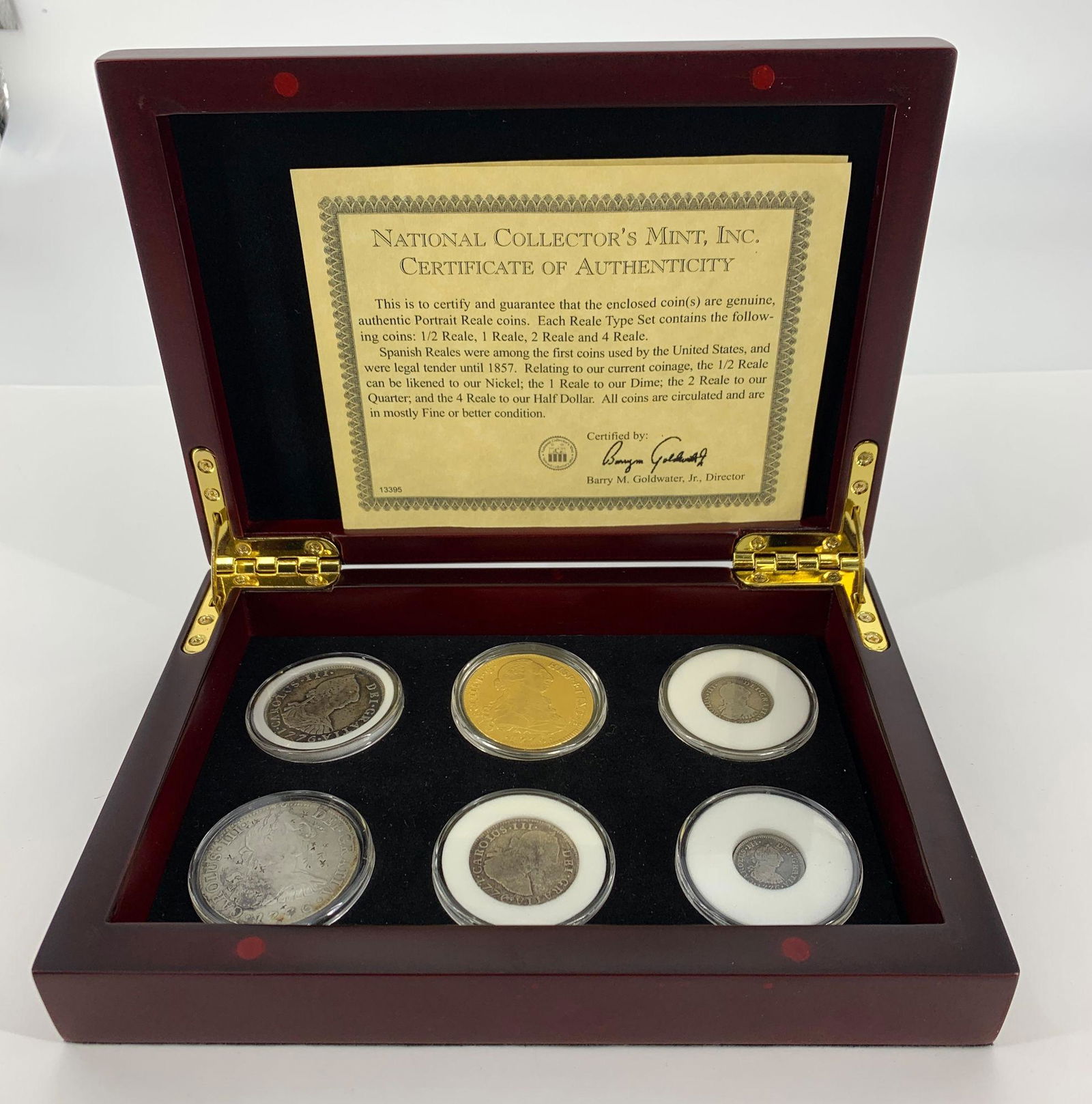REALE AND ESCUDO SPANISH COLONIAL COIN SET (1 of 20)