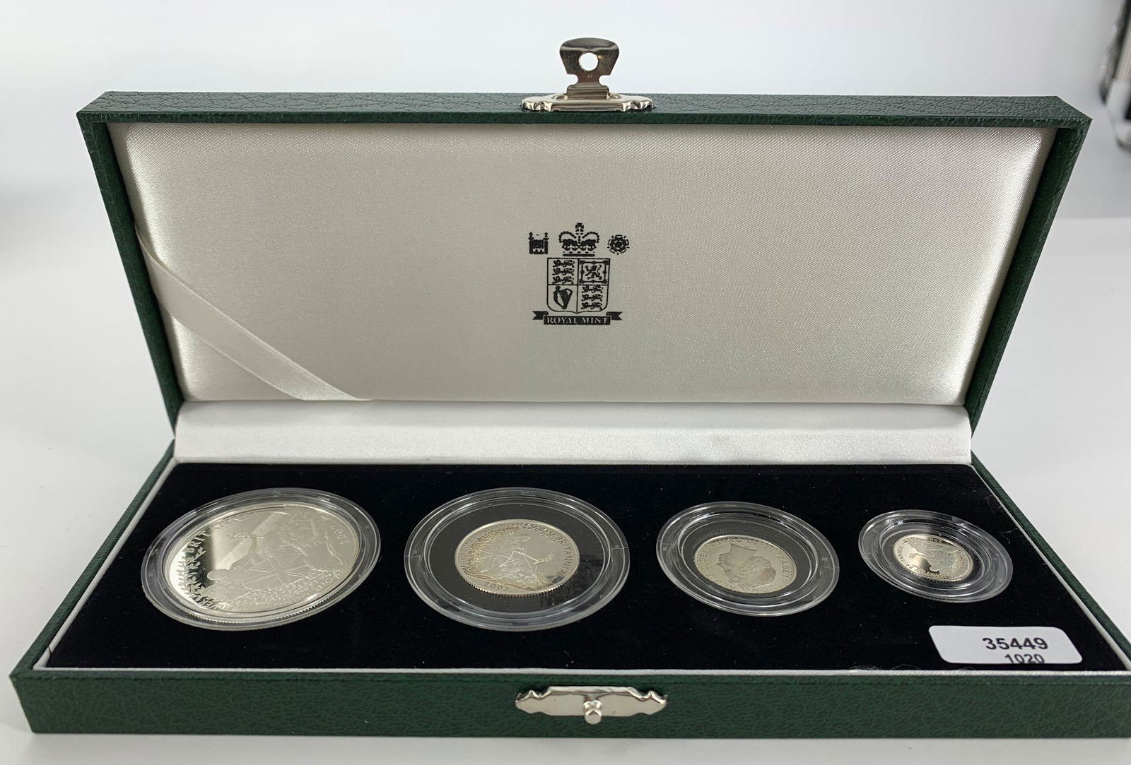 2007 BRITTANNIA FOUR COIN SILVER PROOF SET (1 of 12)