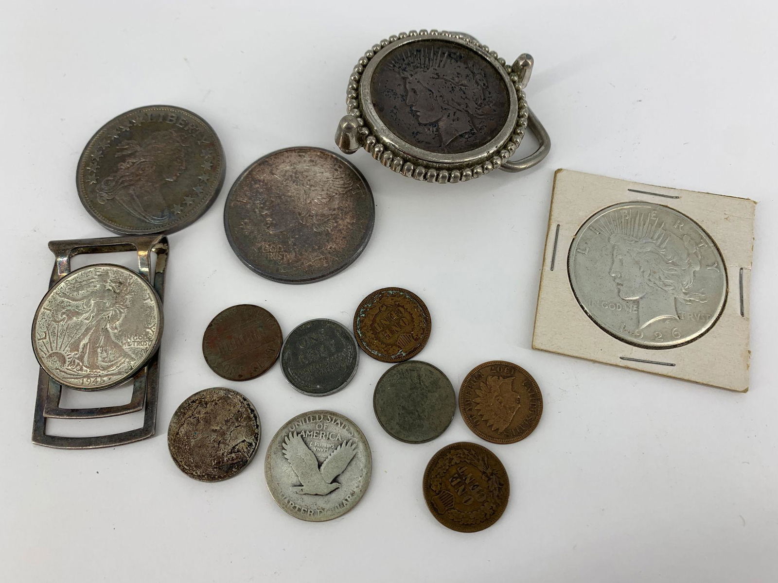 LOT OF ASSORTED U.S. COINS AND BULLION TOKENS (1 of 12)