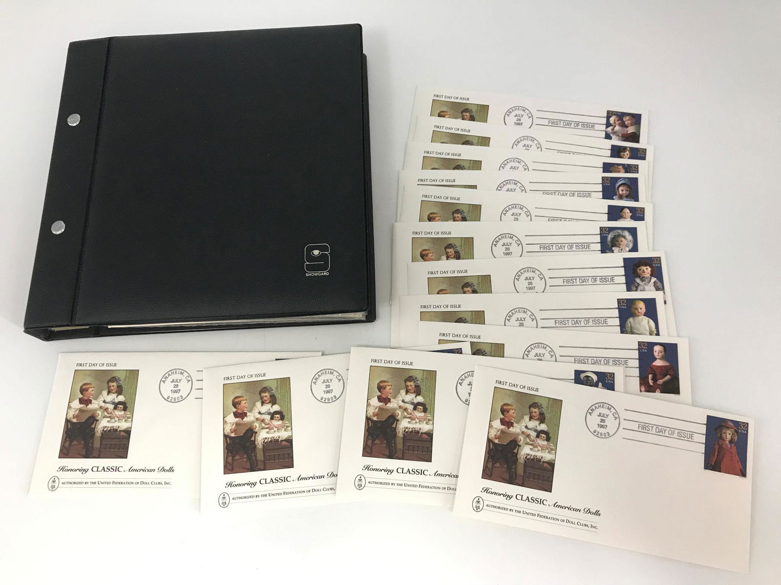 BOX LOT INCLUDING ALBUM OF U.S. FIRST DAY COVERS AND (1 of 6)