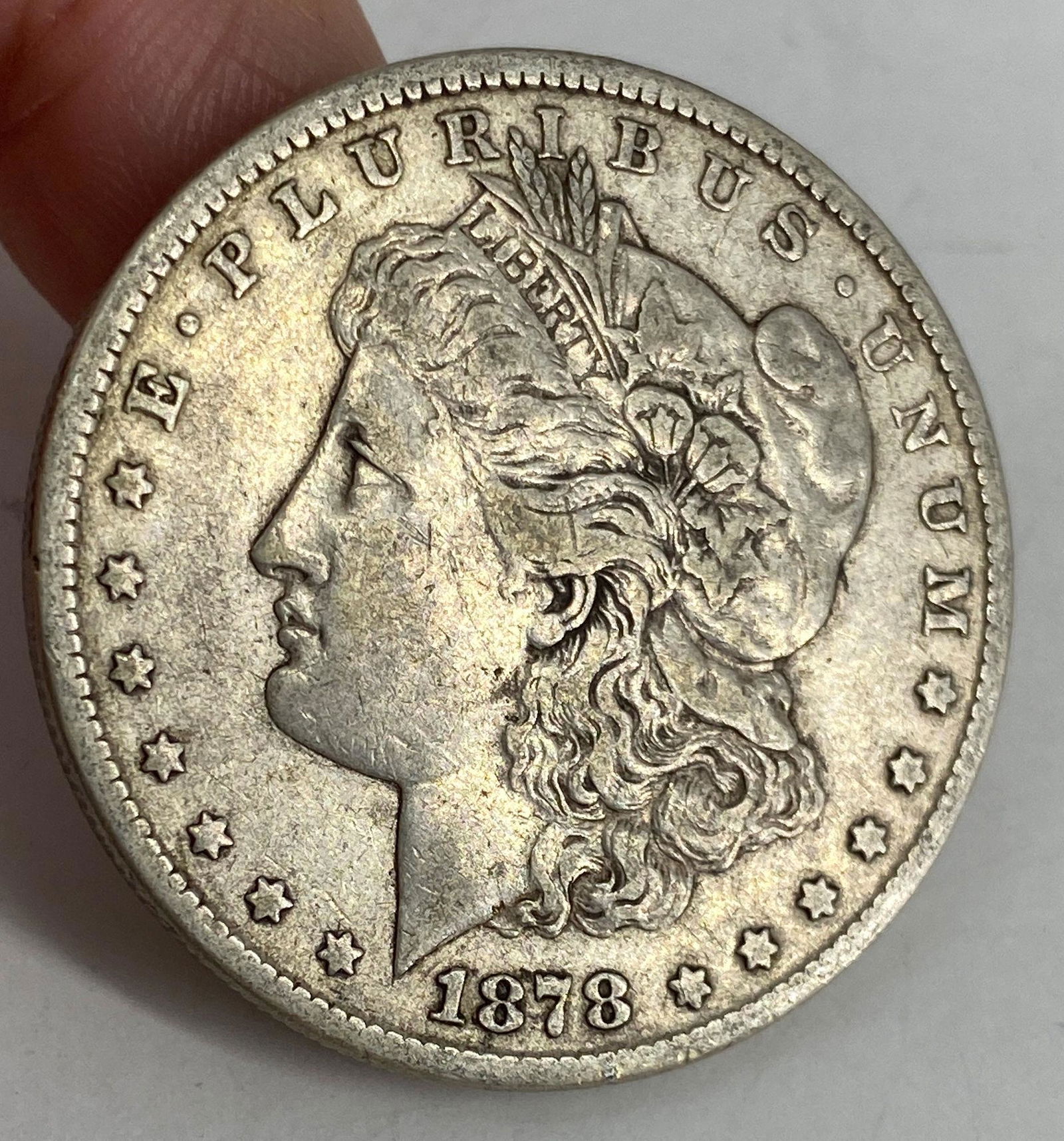 1878-CC MORGAN SILVER DOLLAR COIN (1 of 4)