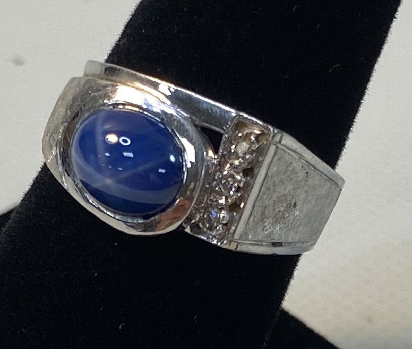 14KT WHITE GOLD MID CENTURY MODERN FASHION RING (1 of 7)