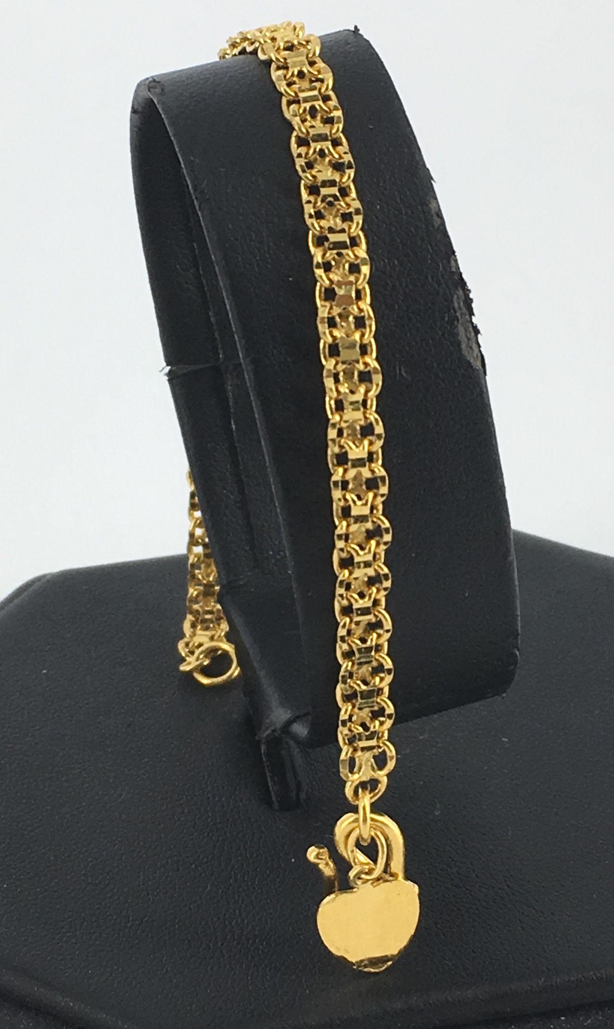 23KT YELLOW GOLD BRACELET (1 of 2)