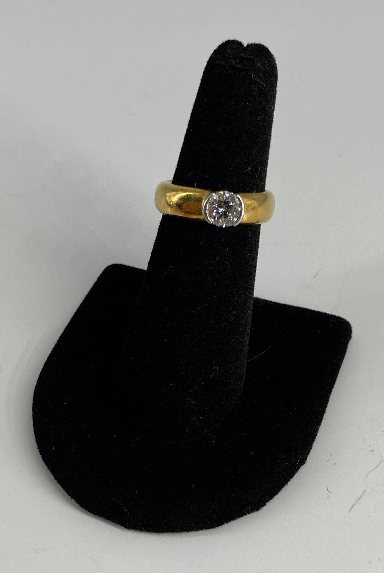 18KT YELLOW GOLD AND PLATINUM TIFFANY & CO. DIAMOND (1 of 13)