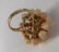 SUNNING 14KT YELLOW GOLD AND CORAL RING - 3