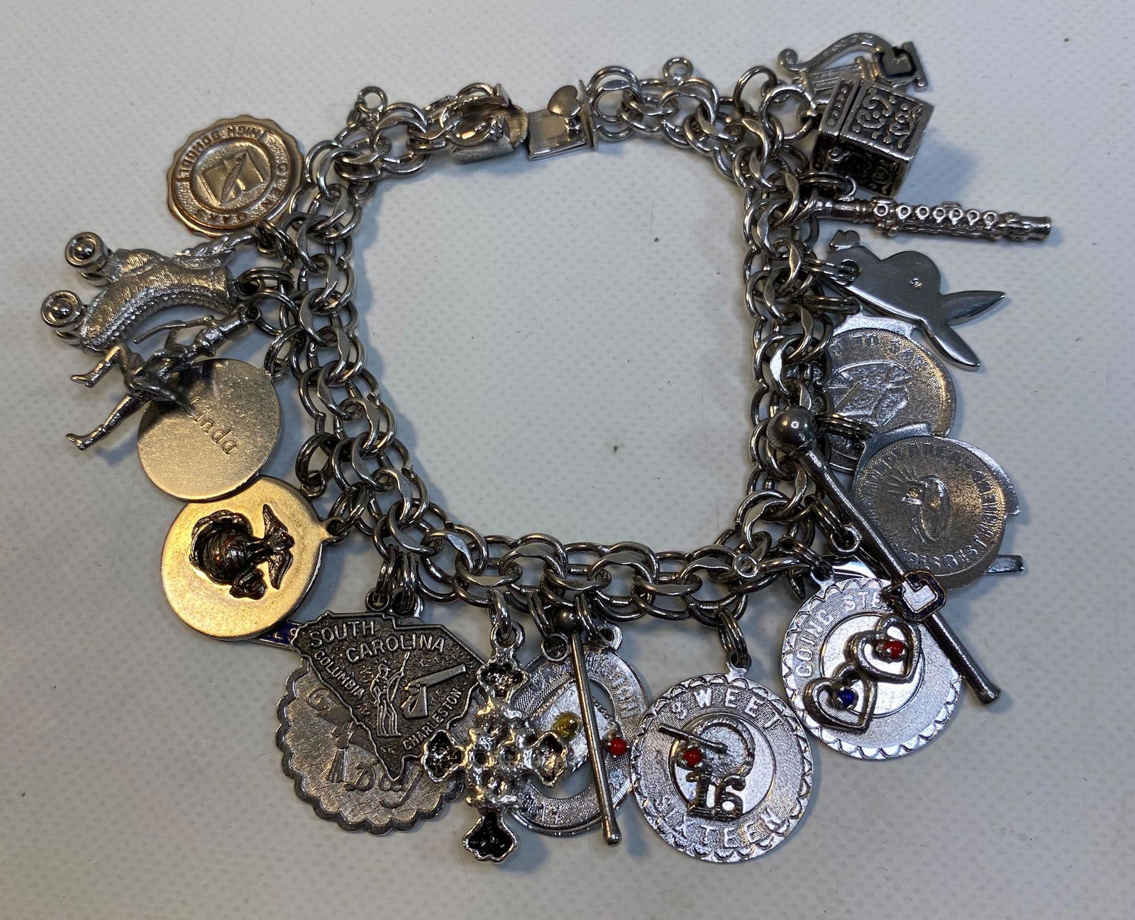 SILVER CHARM BRACELET (1 of 6)