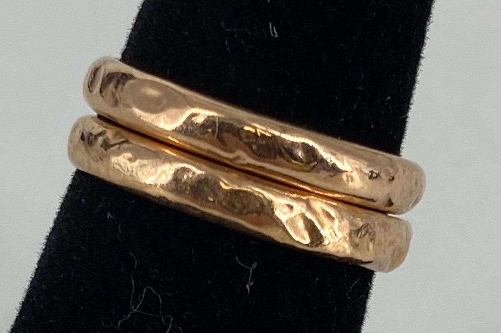 TWO 14KT ROSE GOLD RINGS (1 of 5)