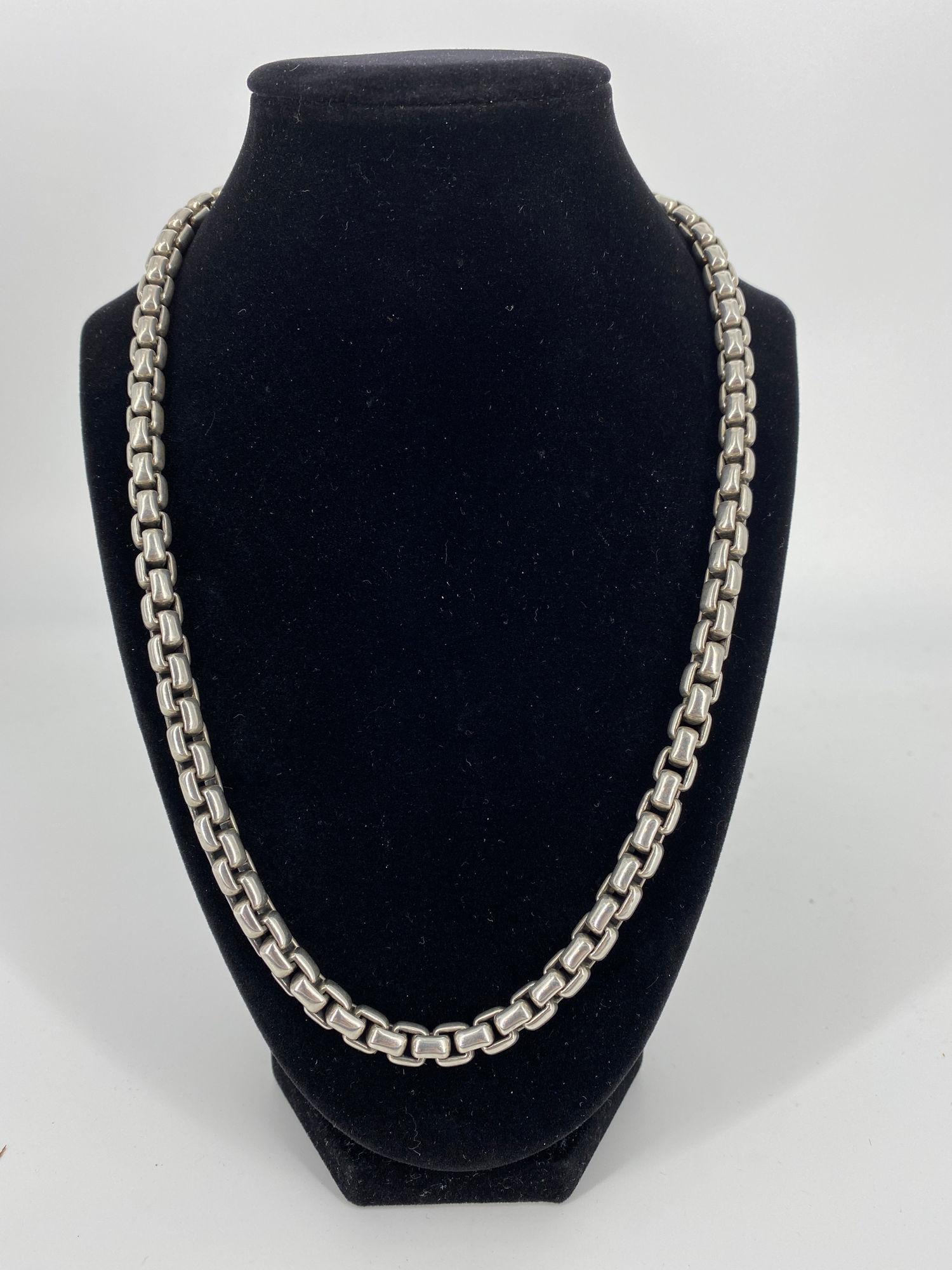 DAVID YURMAN STERLING SILVER NECKLACE (1 of 5)