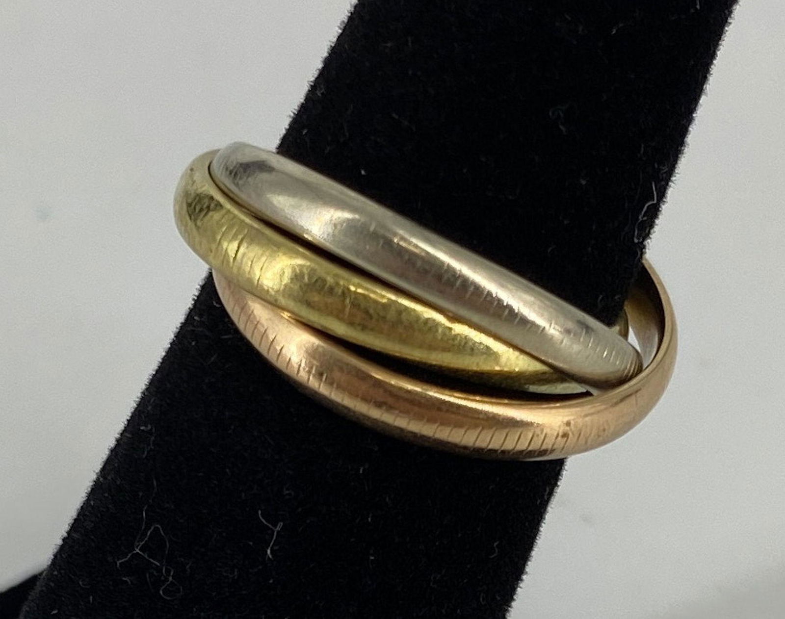 18KT GOLD CARTIER TRINITY RING (1 of 5)