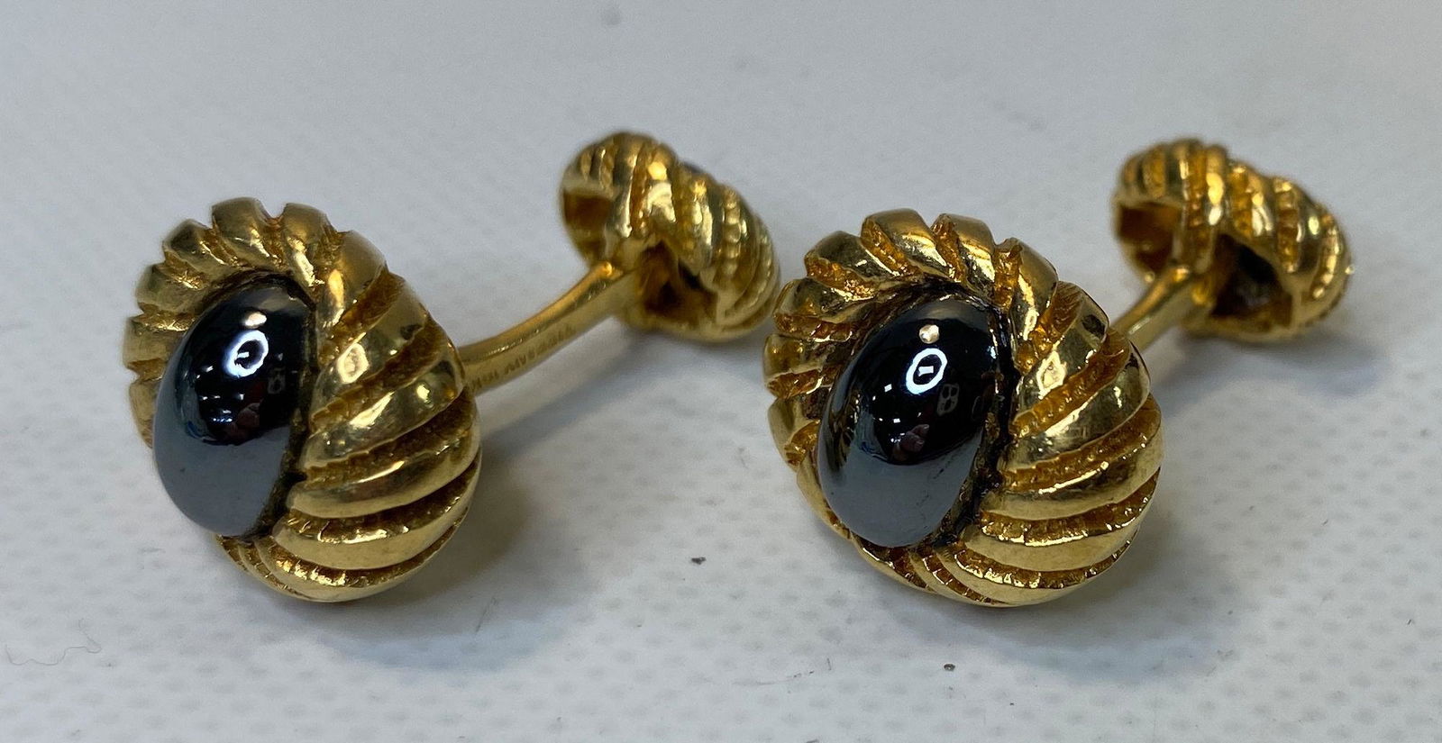 1990'S 18KT YELLOW GOLD TIFFANY AND CO. CUFFLINKS (1 of 6)