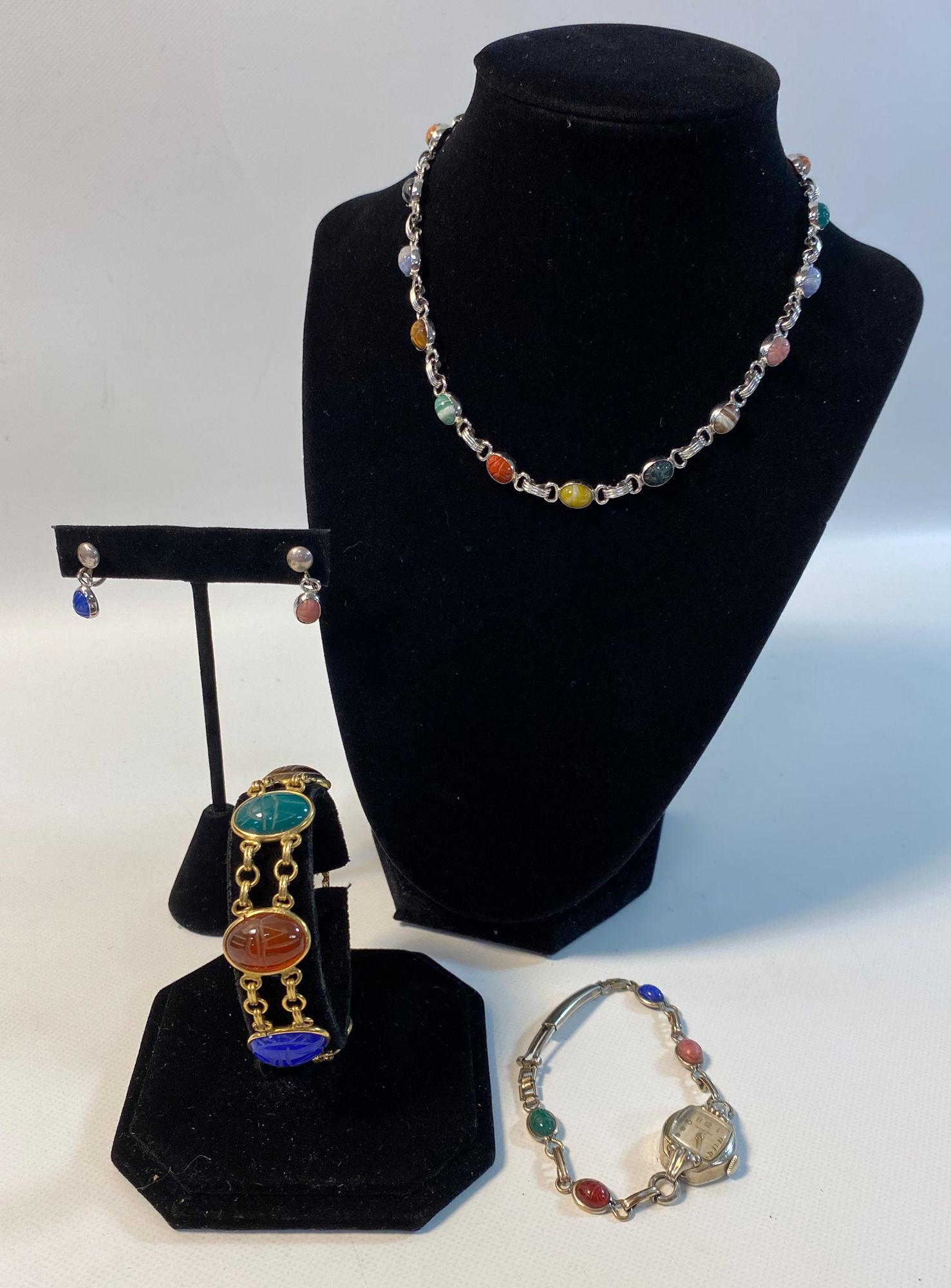 SCARAB FASHION JEWELRY LOT (1 of 11)