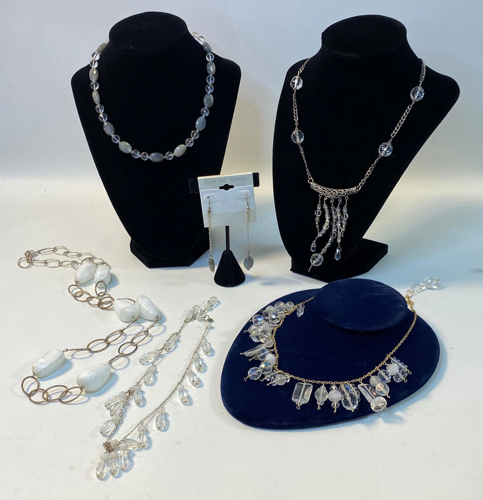 LOT OF SEMI-PRECIOUS STONE FASHION AND ARTIST MADE (1 of 7)