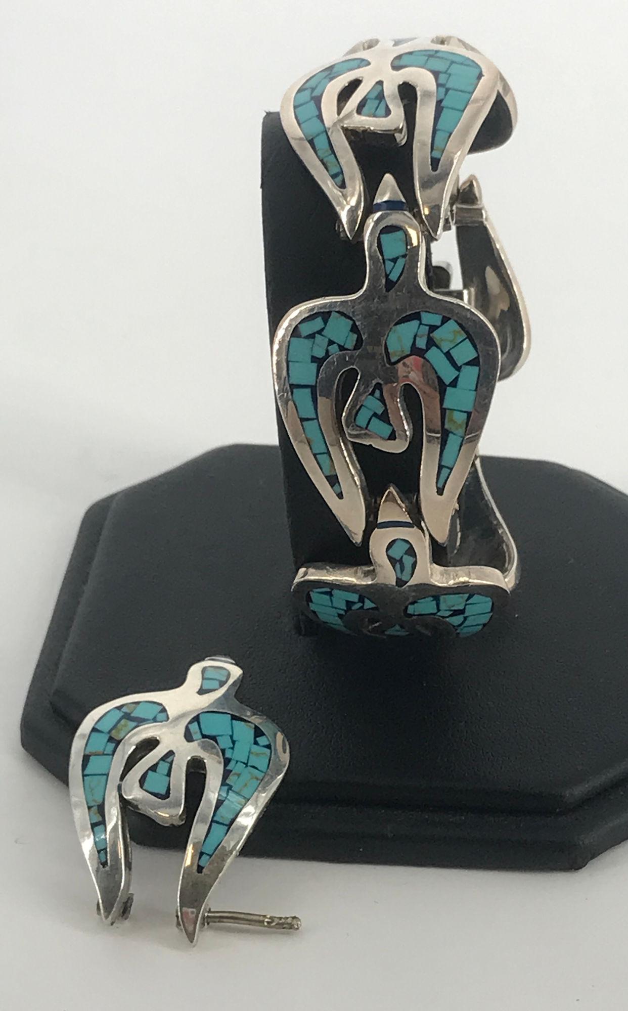 STERLING SILVER SOUTHWESTERN STYLE BRACELET (1 of 2)