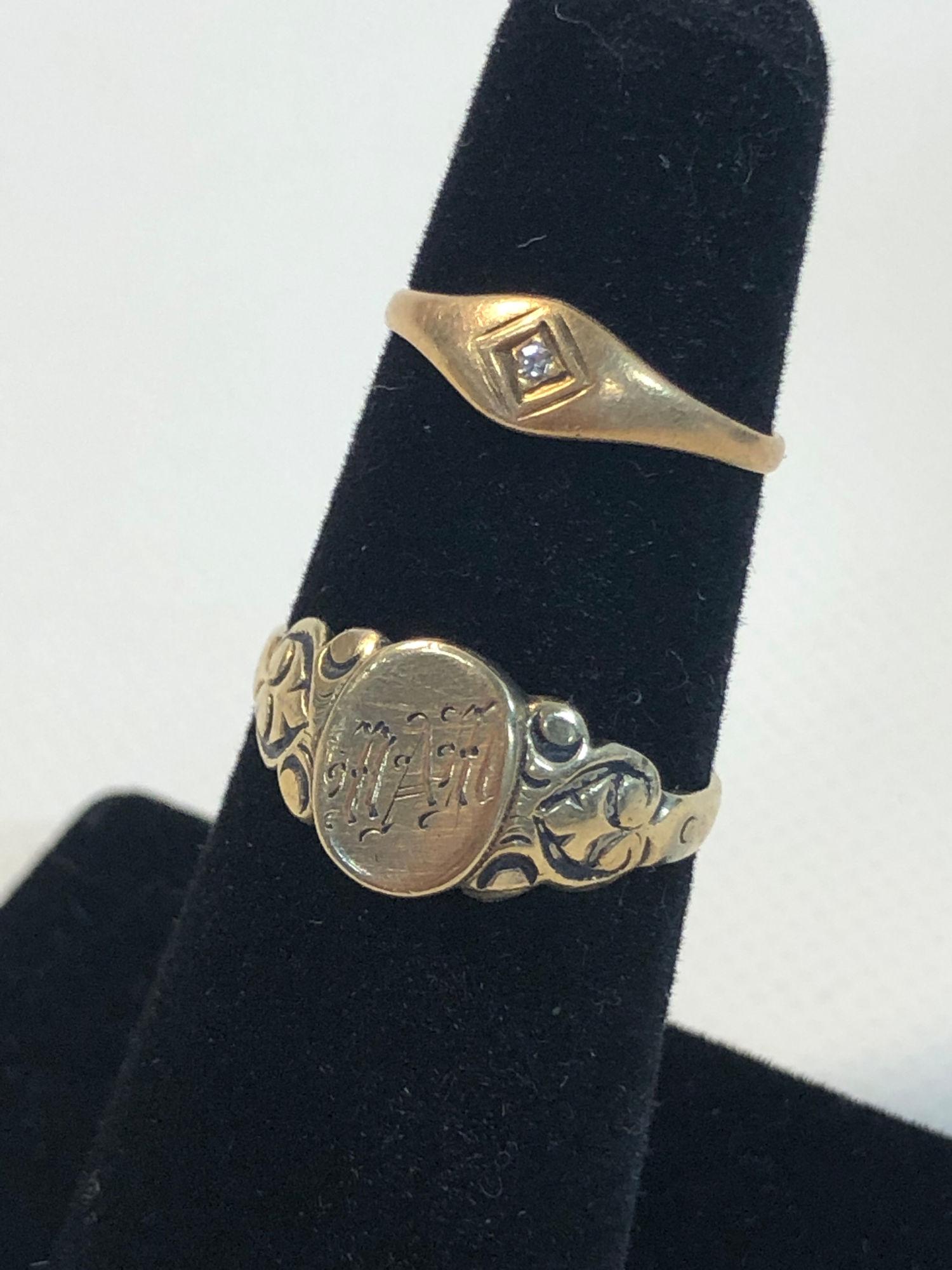 TWO GOLD RINGS (1 of 7)