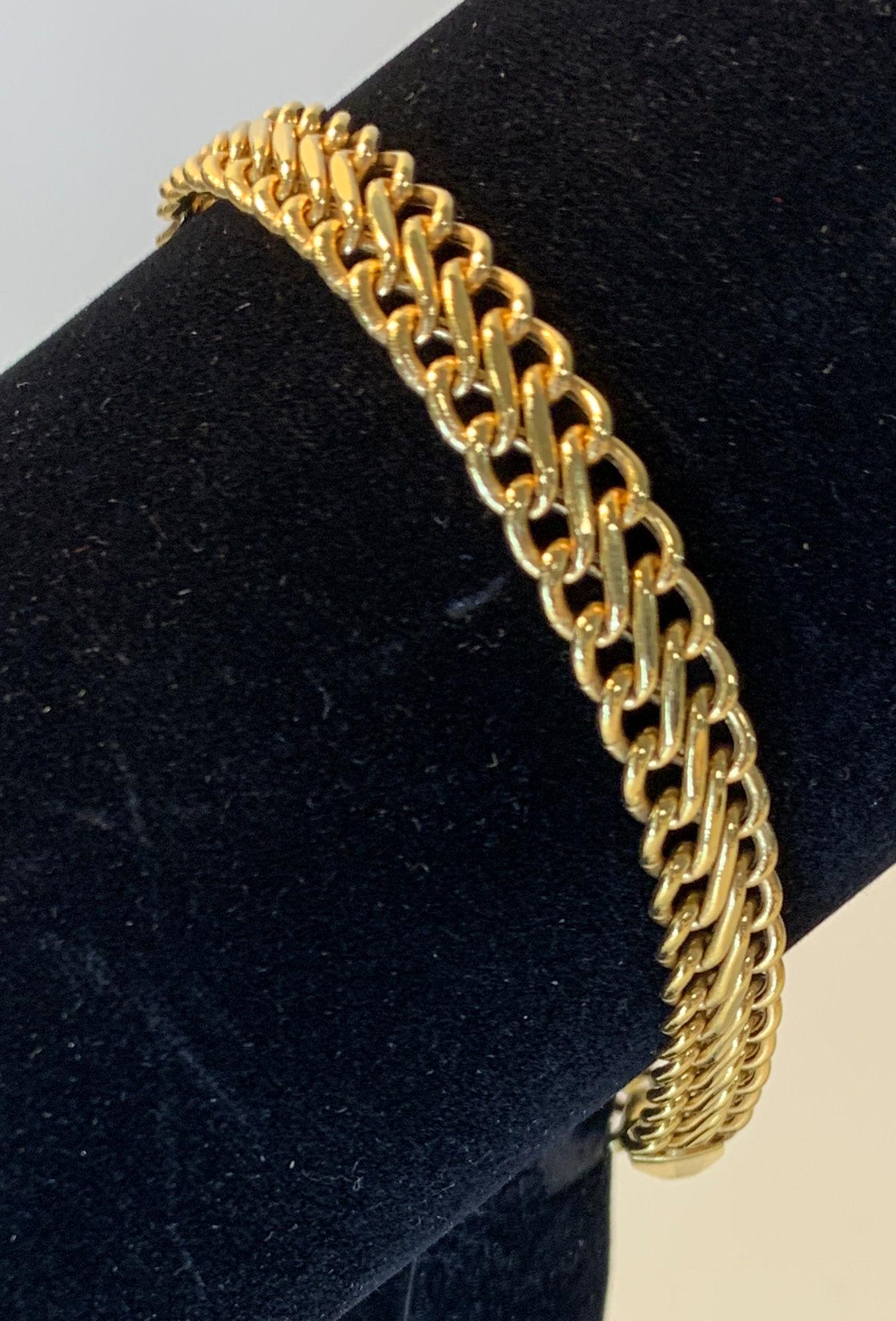 14KT YELLOW GOLD BRACELET (1 of 2)