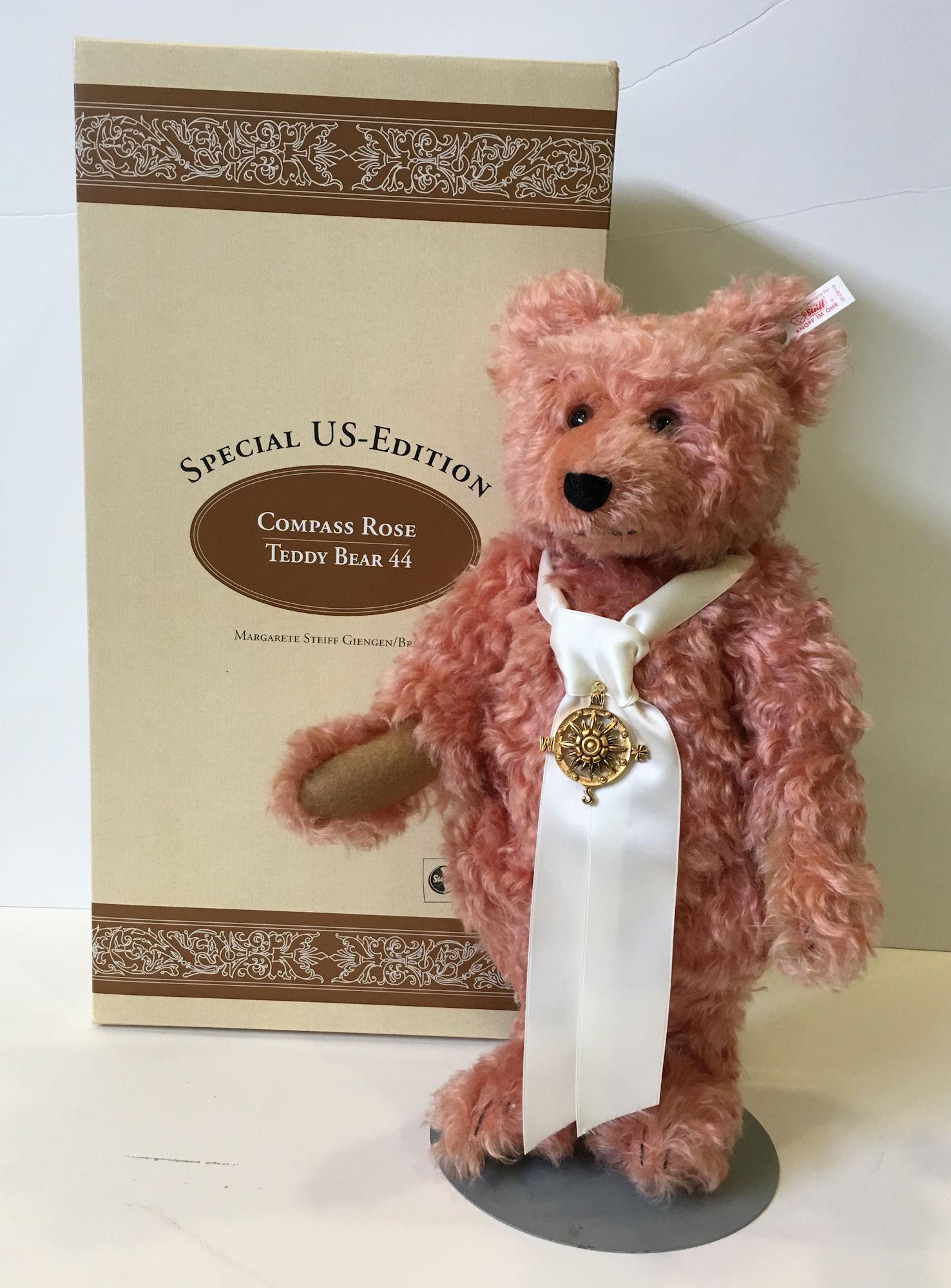 17" STEIFF SPECIAL U.S. EDITION "COMPASS ROSE" TEDDY (1 of 2)
