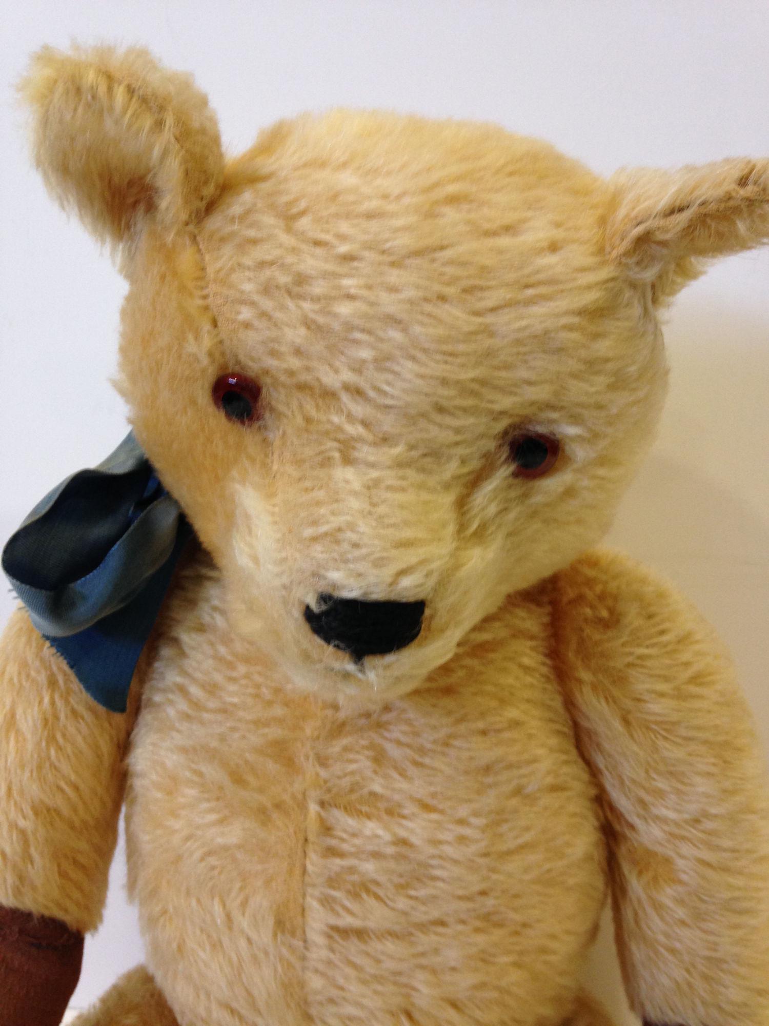 23" CIRCA 1930'S CHAD VALLEY TEDDY BEAR. GOLD MOHAIR, (1 of 5)