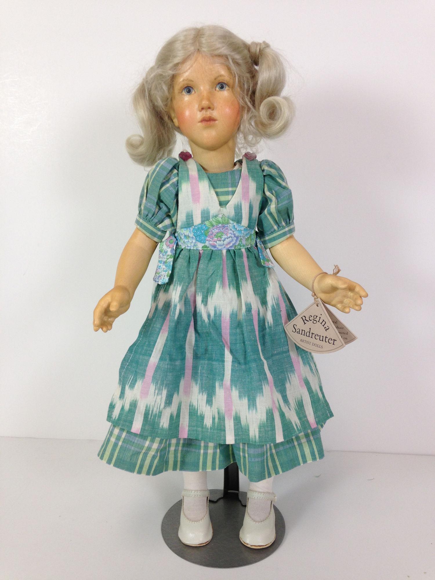 17" ALL WOOD DOLL BY GERMAN DOLL ARTIST REGINA (1 of 2)