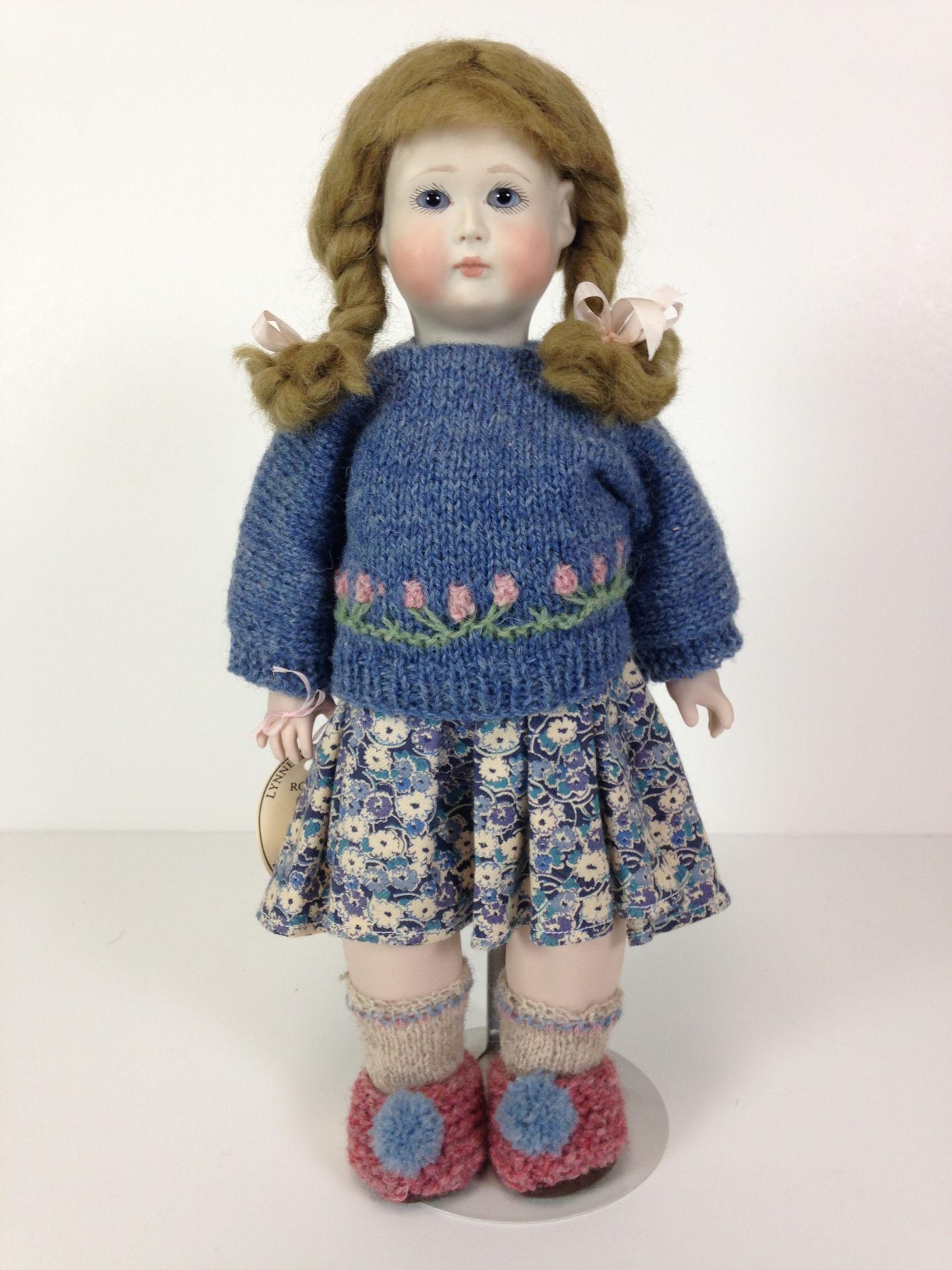 15" LYNNE AND MICHAEL ROCHE PORCELAIN DOLL "FLORENCE" (1 of 2)
