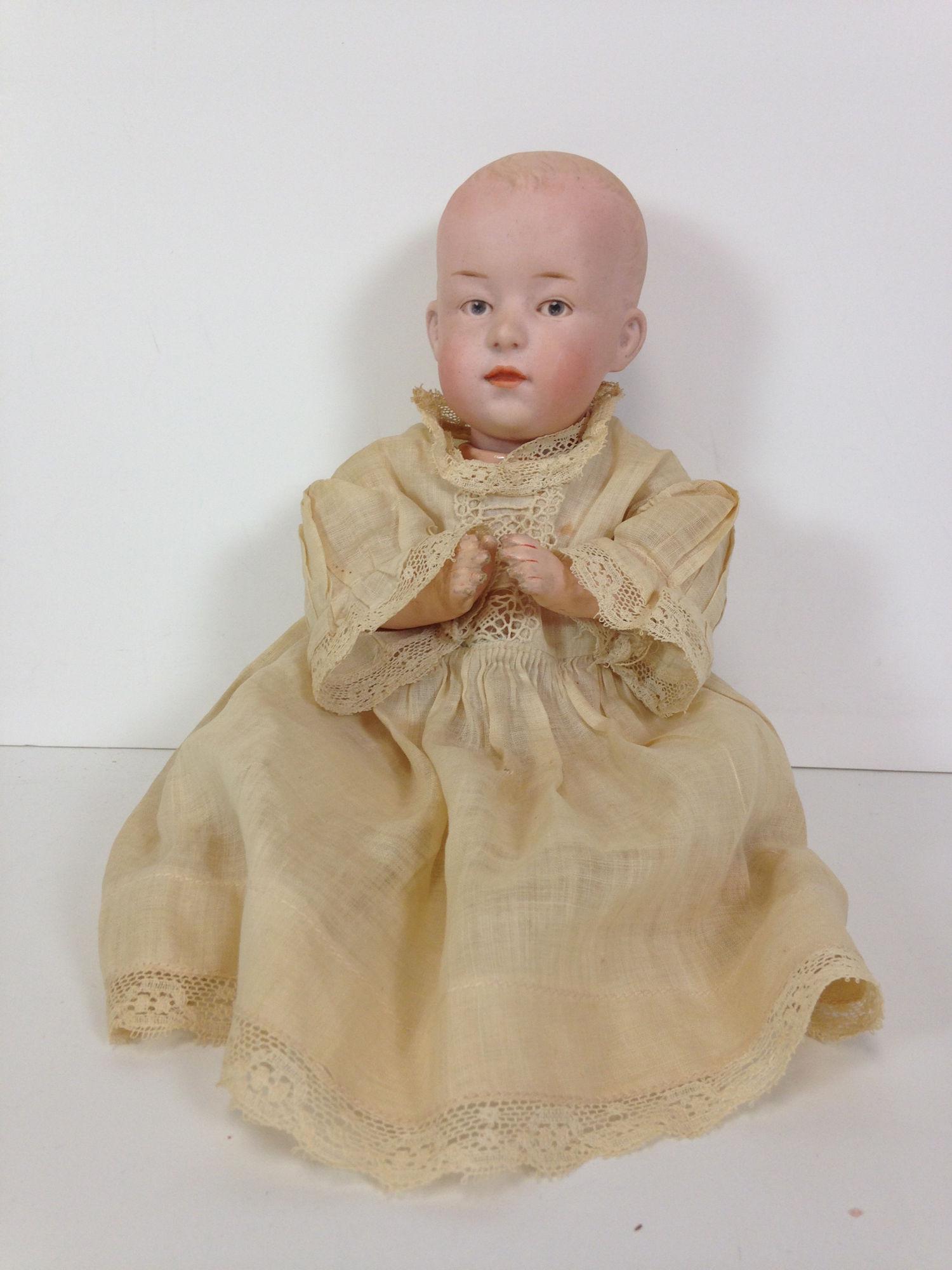 10Â¾" GBR. HEUBACH 6898 BISQUE SOCKET HEAD CHARACTER (1 of 3)