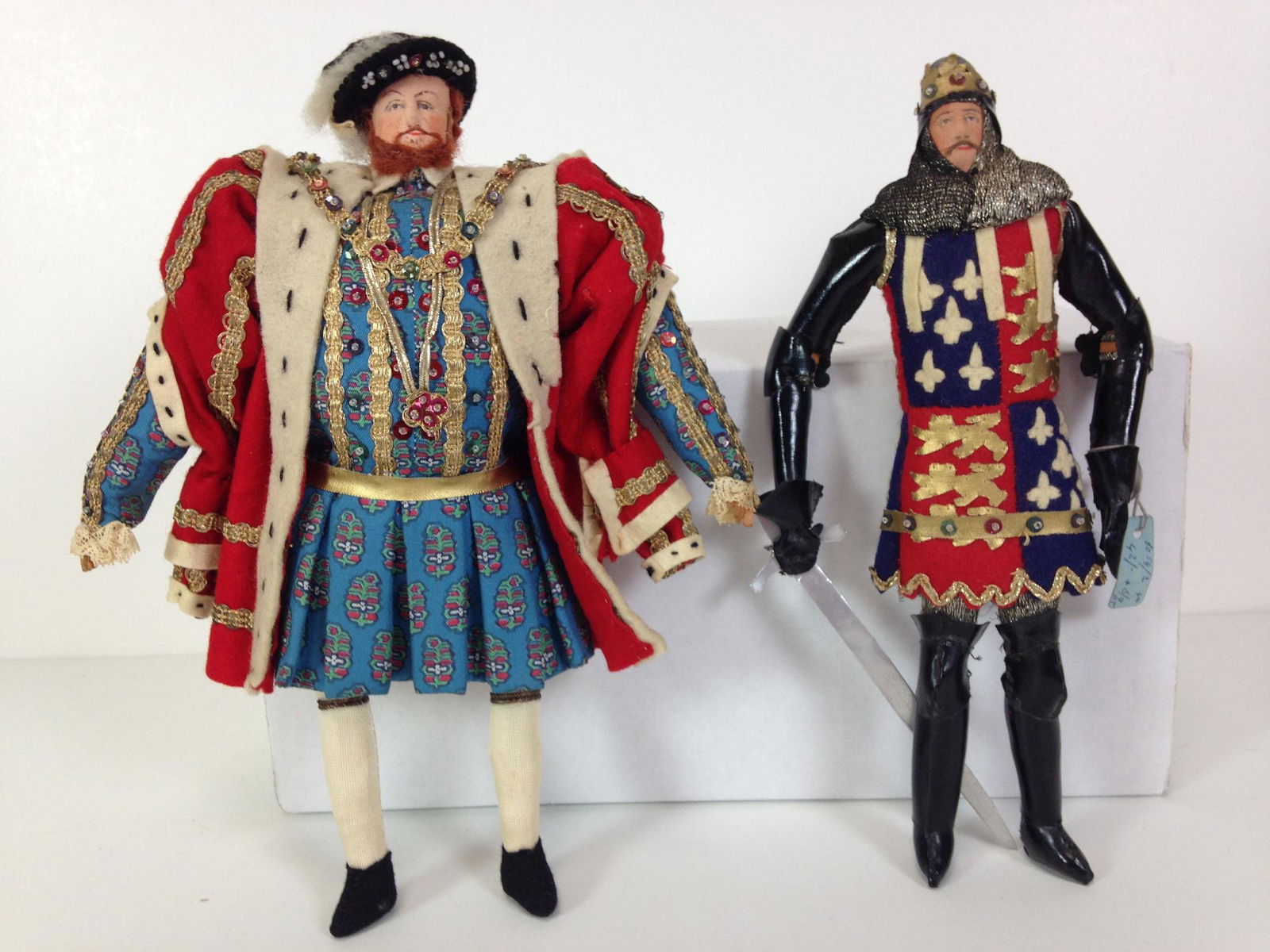 (2) VINTAGE LIBERTY OF LONDON HISTORICAL CLOTH DOLLS - (1 of 4)