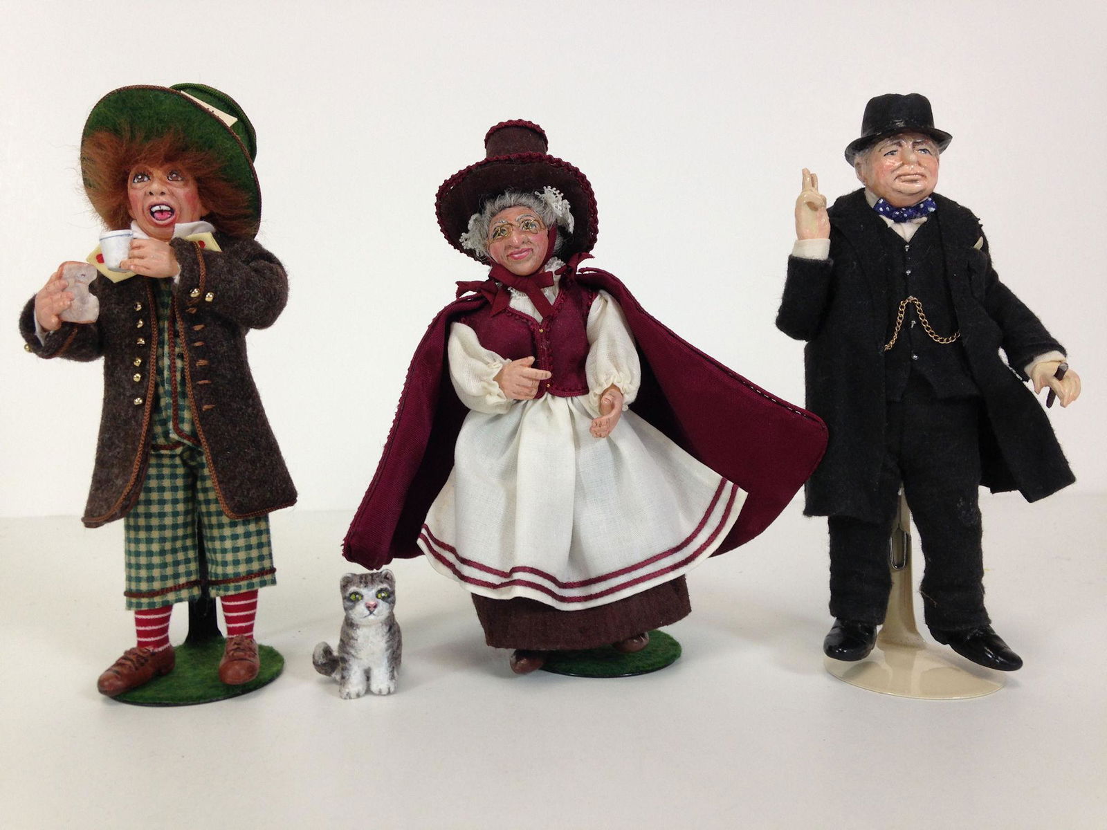 (4) ARTIST SCULPTED CHARACTERS INCLUDING 6" UNMARKED (1 of 1)