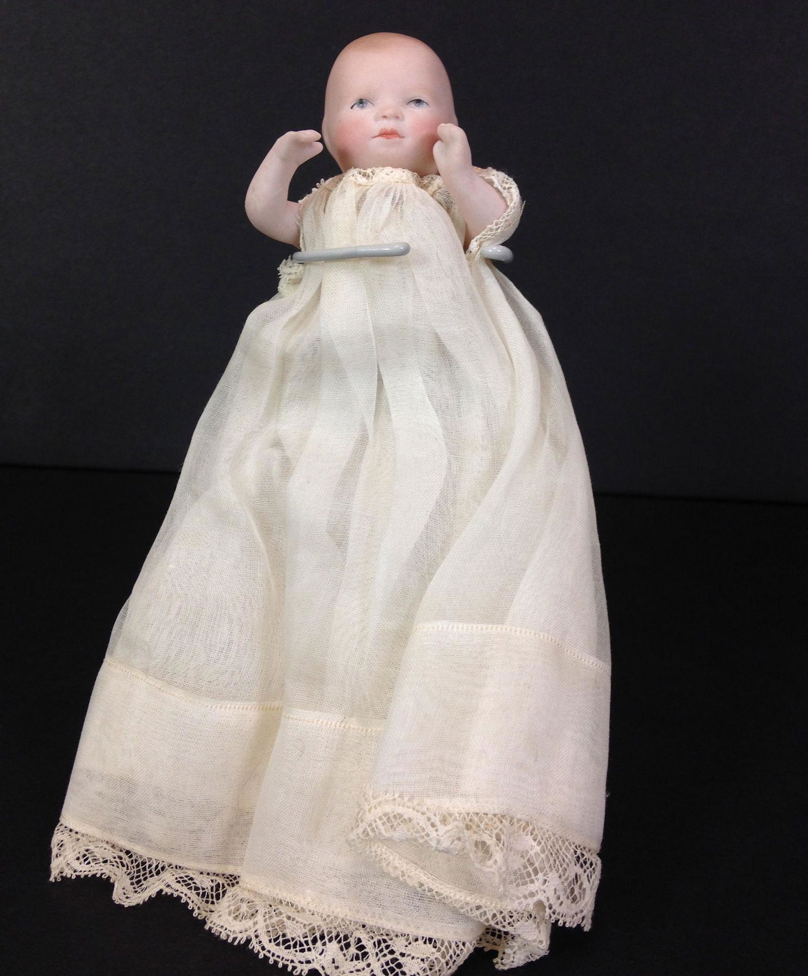 4" CIRC. GERMAN ALL BISQUE BYE-LO BABY.  MOLDED AND (1 of 1)