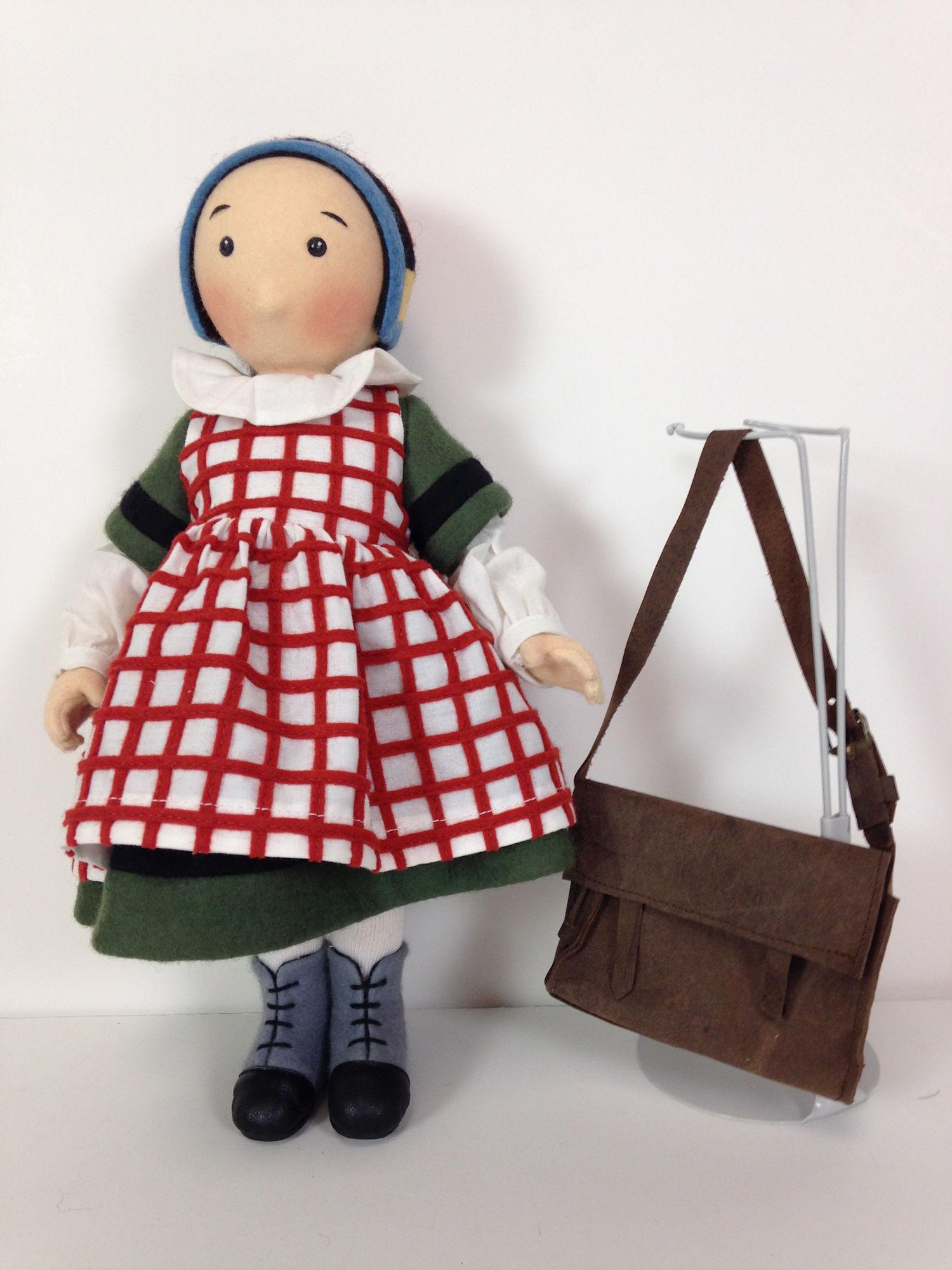 12" R. JOHN WRIGHT SILLY GOOSE TALES "L' ENFANCE DE: 12" R. JOHN WRIGHT SILLY GOOSE TALES "L' ENFANCE DE BÃ‰CASSINE" MADE FOR THE 2006 UFDC CONVENTION DALLAS, TX. ALL FELT, FULLY JOINTED, MOLDED FELT FACE WITH HAND PAINTED FEATURES AND MOHAIR WIG. DR