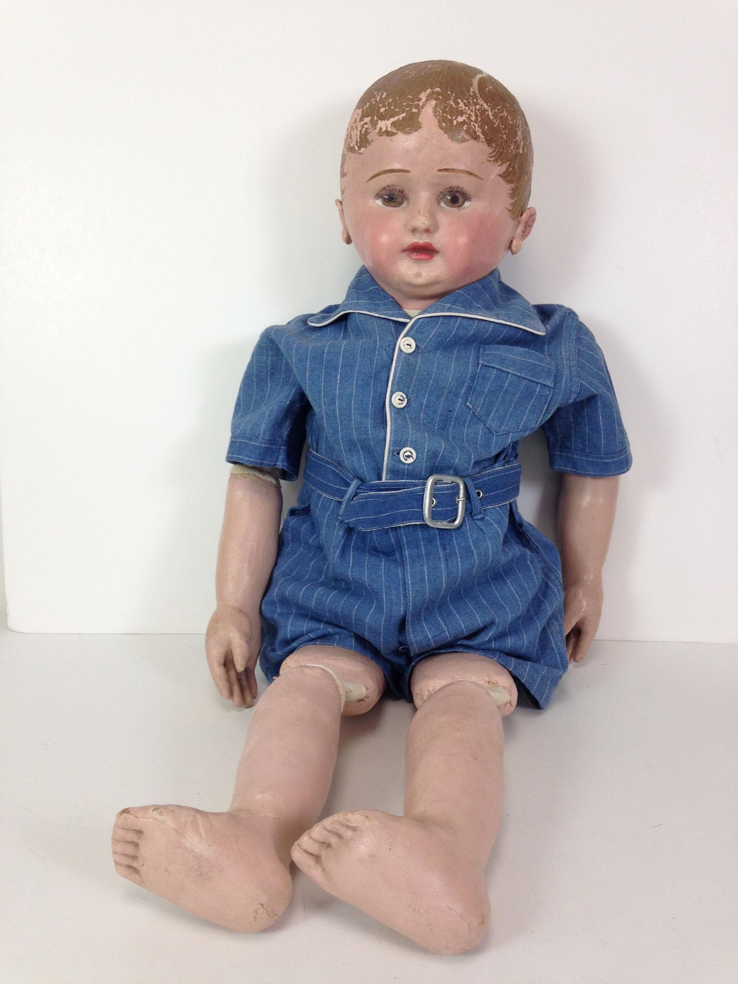 31" MARTHA CHASE CHILD DOLL WITH ORIGINAL PAINT. (1 of 6)
