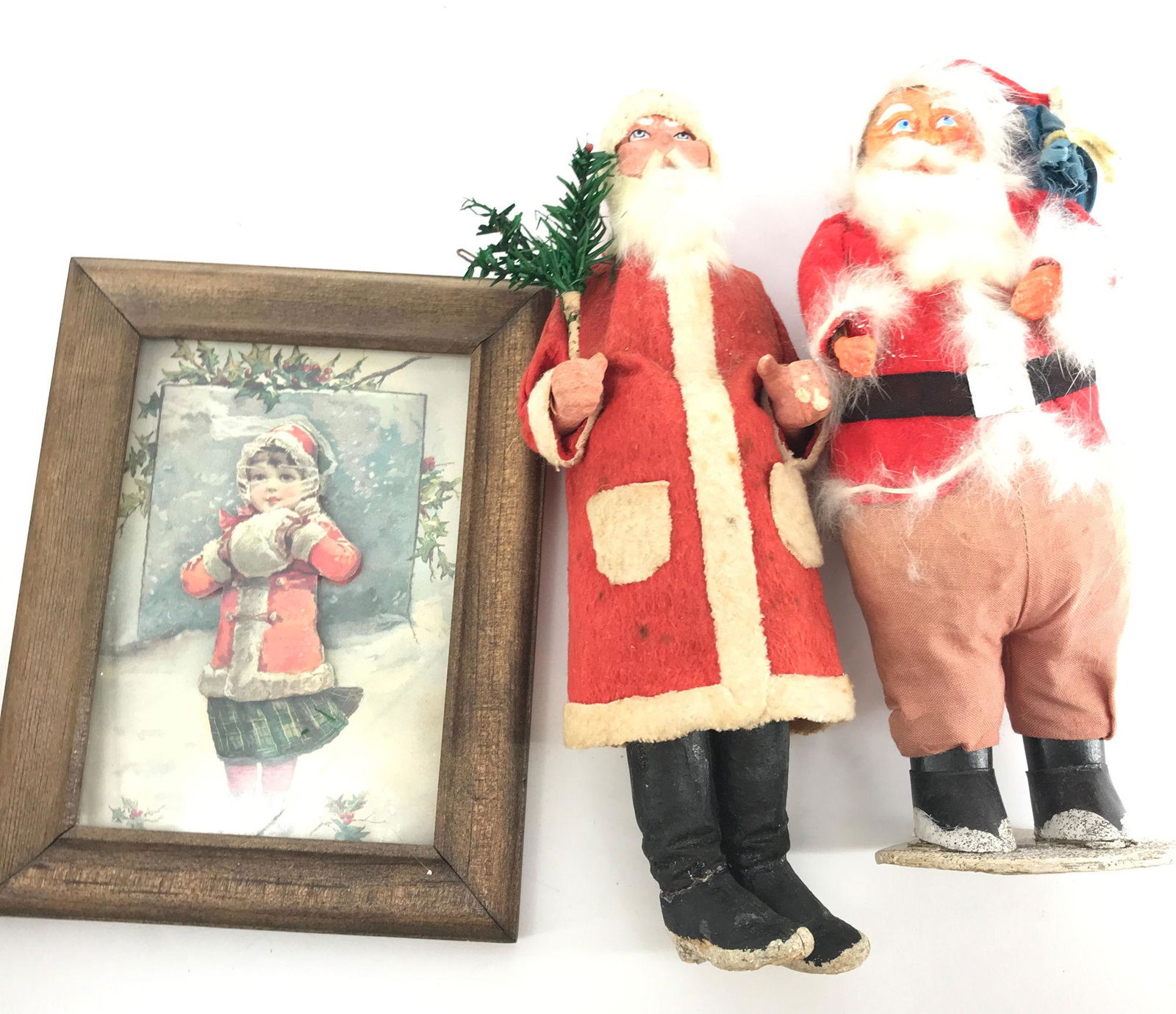 BOX LOT CHRISTMAS INCLUDING A 6Â¾" X 8Â½" FRAMED (1 of 1)