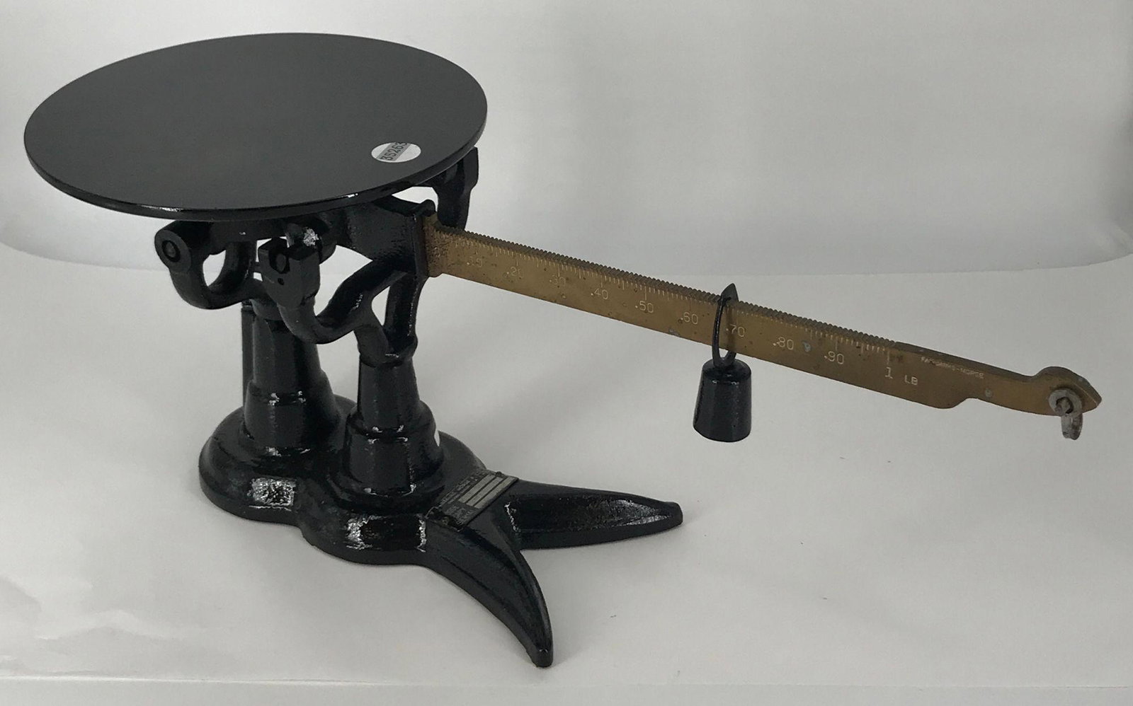FAIRBANKS, MORSE AND CO. CAST IRON SCALE PAINTED BLACK: FAIRBANKS, MORSE AND CO. CAST IRON SCALE PAINTED BLACK 9"X23"