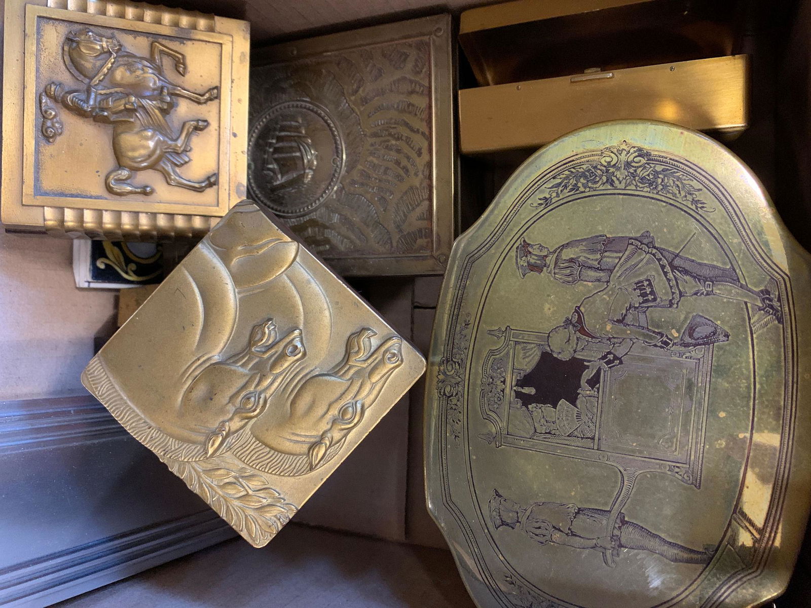 BOX LOT VINTAGE BOXES INCLUDING SCHRAFFT'S CANDY AND (1 of 1)