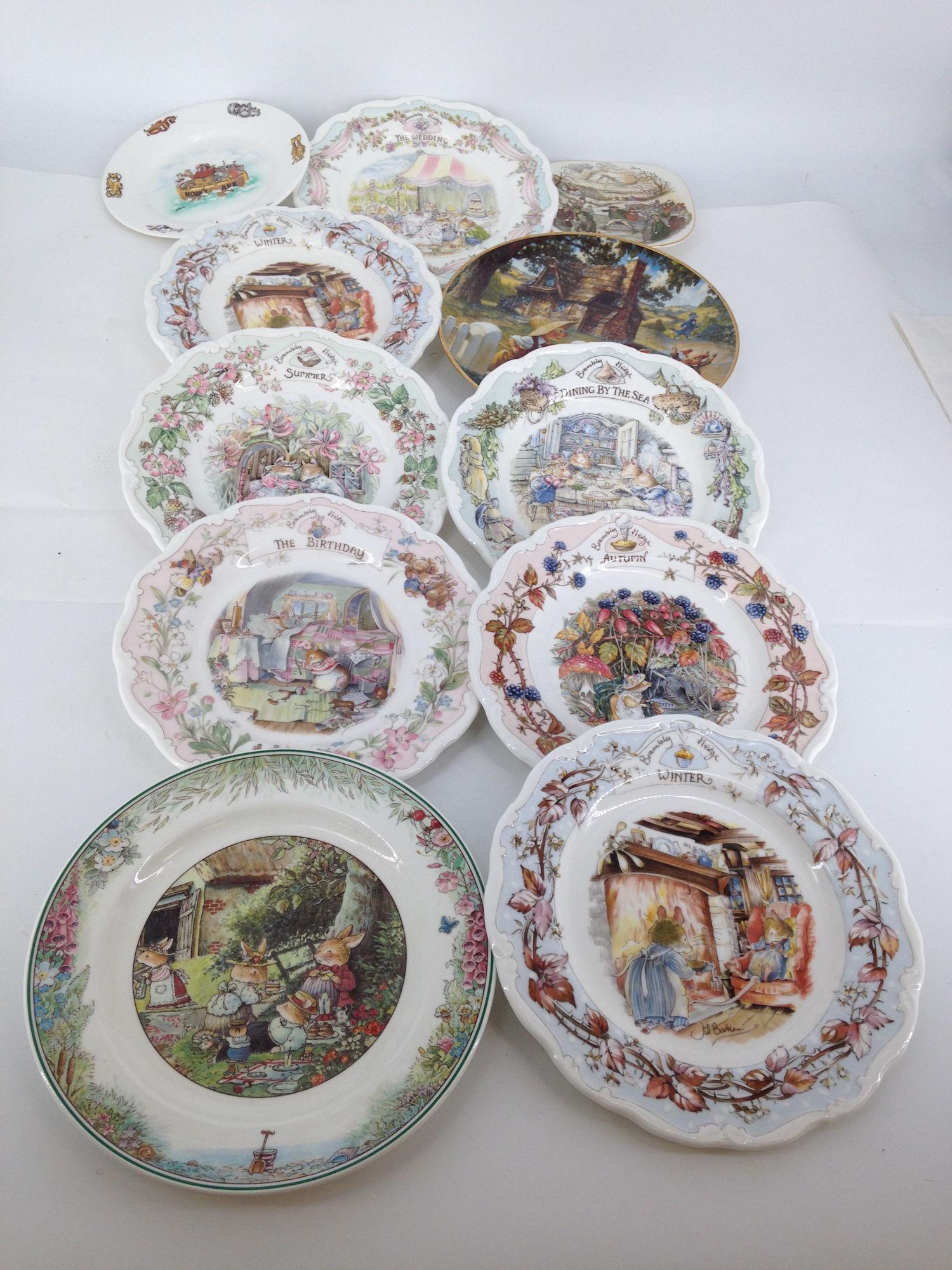 BOX LOT CHINA CHILDREN'S PLATES INCLUDING A NOAH'S ARK (1 of 1)