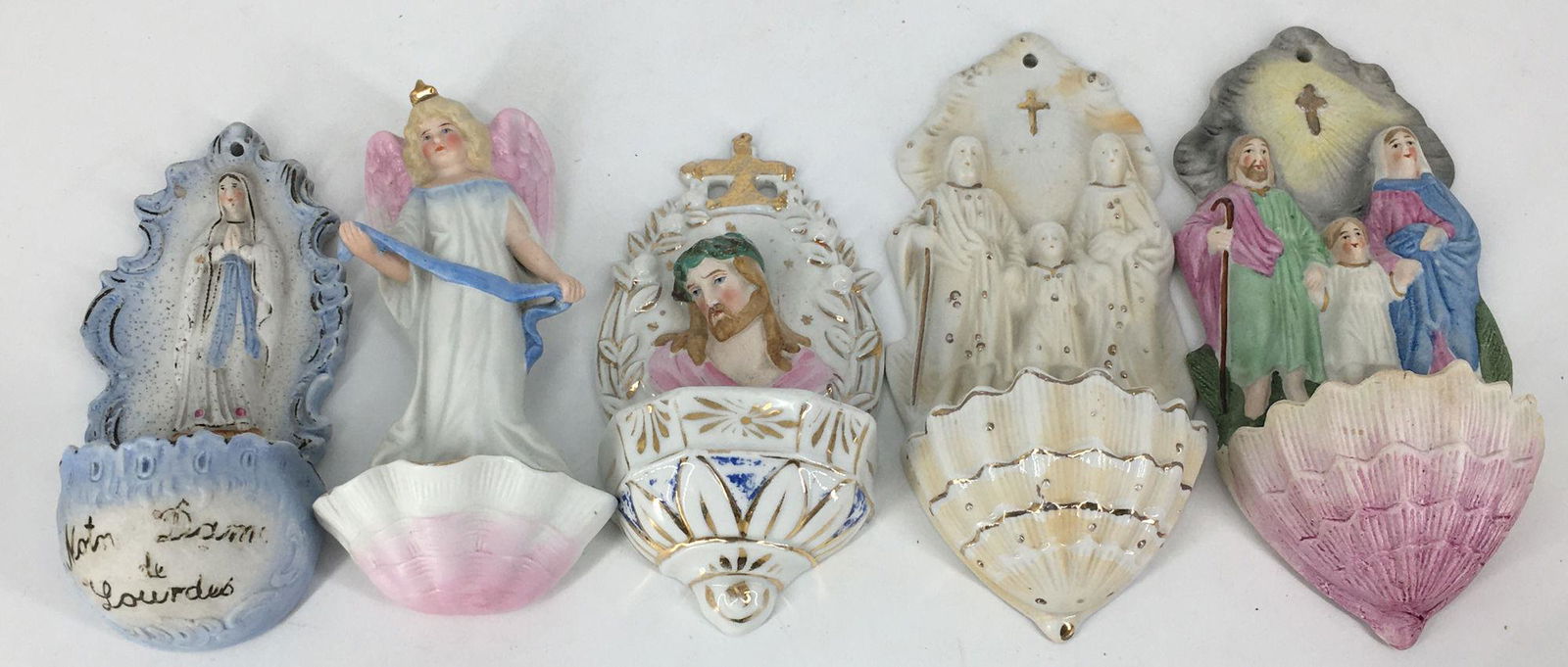 BOX LOT HOLY WATER FONTS 7"-8". (1 of 1)