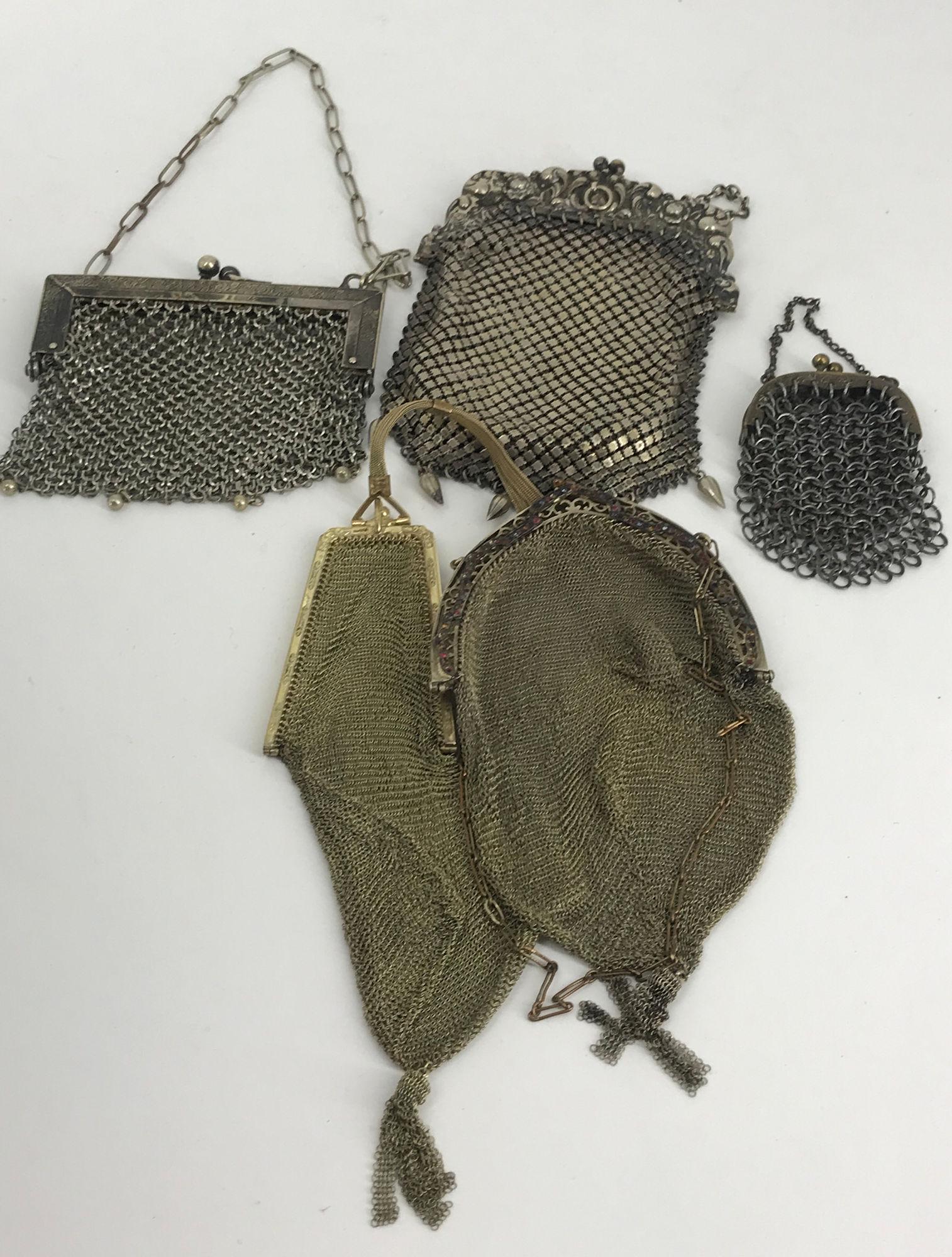 BOX LOT METAL PURSES INCLUDING 5.5" CHANGE PURSE (1 of 1)