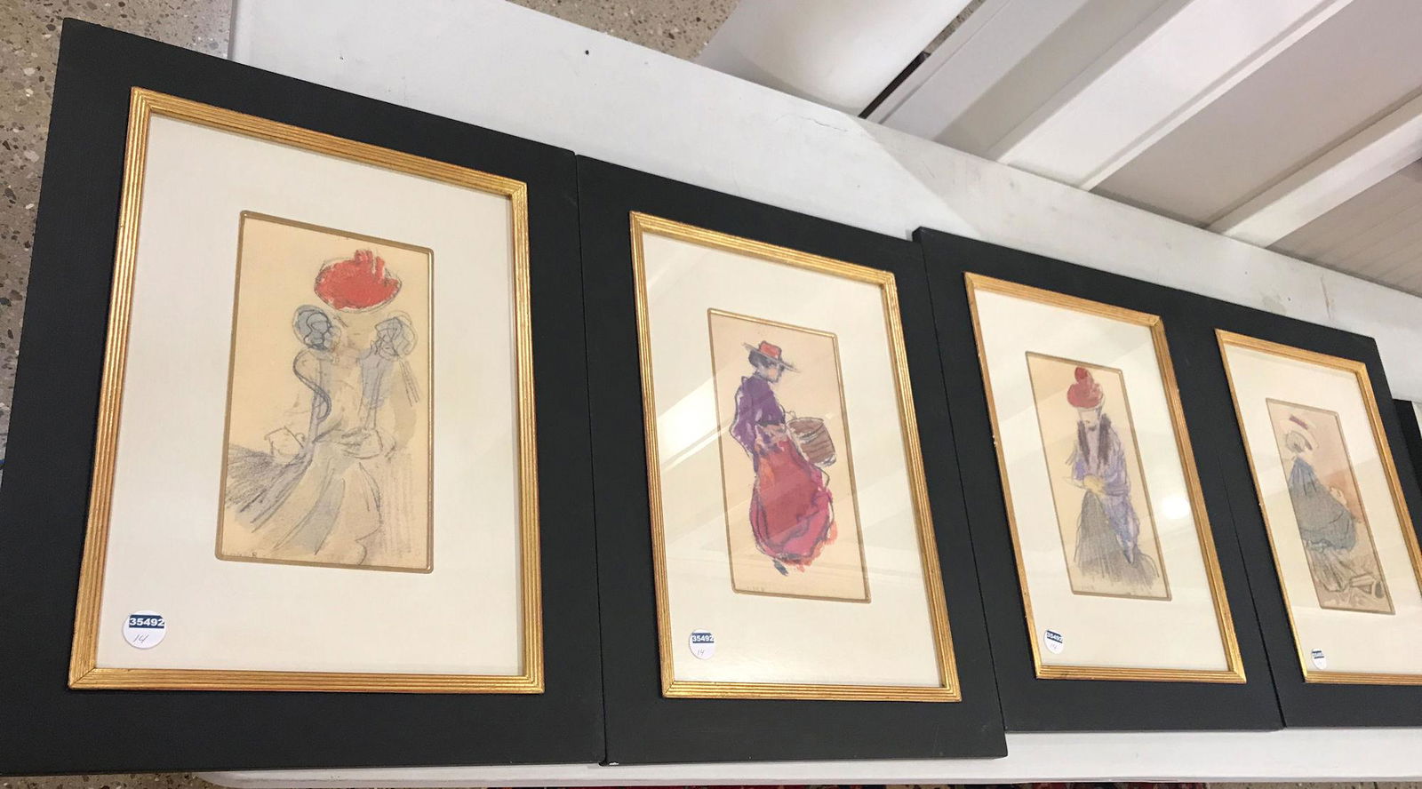 4 PABLO PICASSO ART PRINTS, SPANISH WOMEN. QUINTESSA (1 of 5)