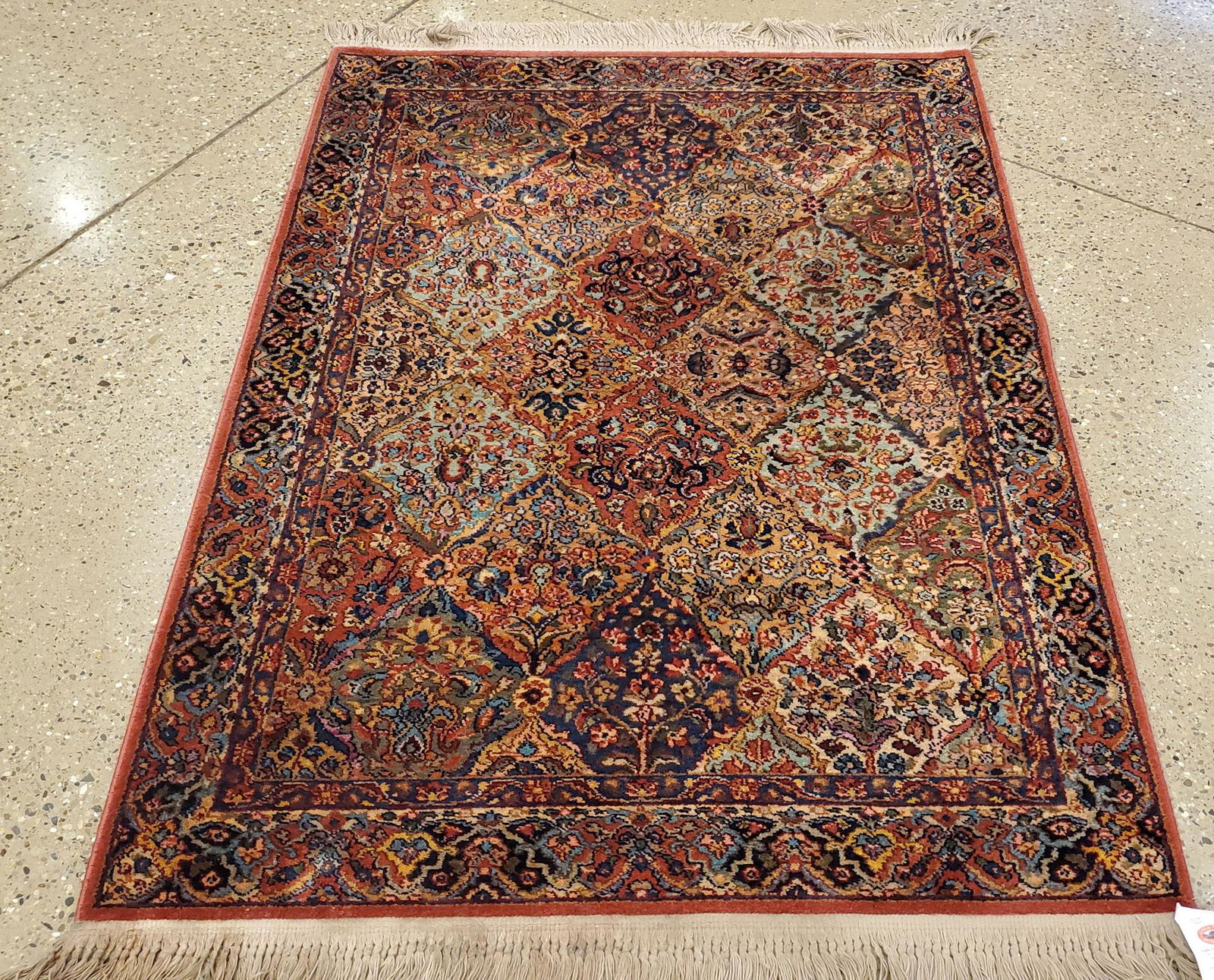ORIENTAL RUG KARASTAN KIRMAN 4.4 X 6.1 (1 of 2)