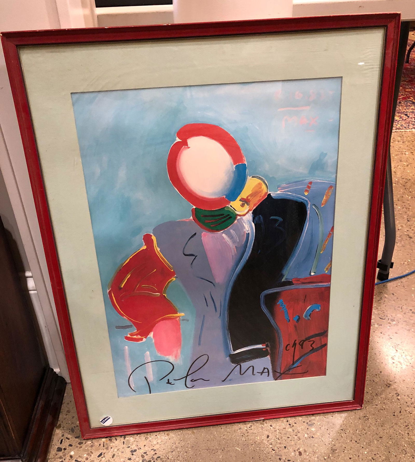 PETER MAX, 1983, DEGA MAN, PRINT (1 of 1)