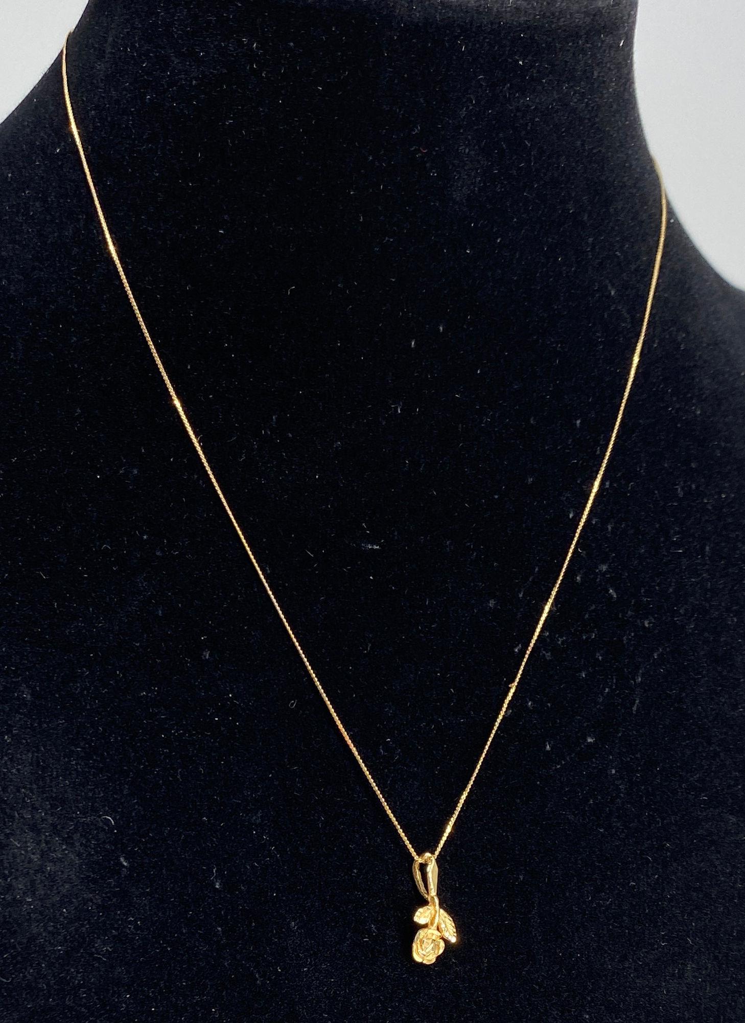 14KT YELLOW GOLD FASHION NECKLACE (1 of 5)