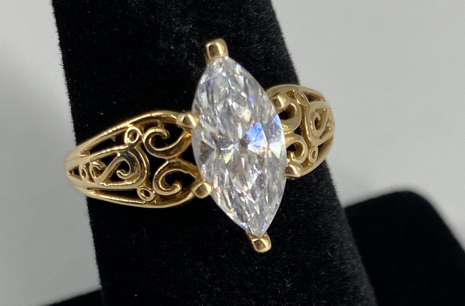 GOLD AND CZ RING (1 of 5)