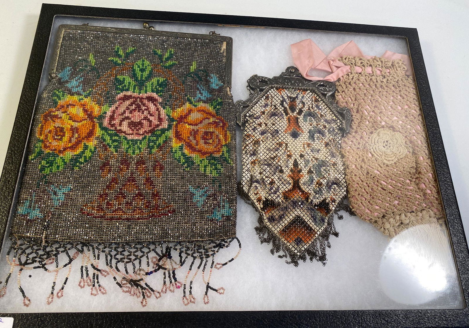 LOT OF THREE ANTIQUE PURSES (1 of 4)