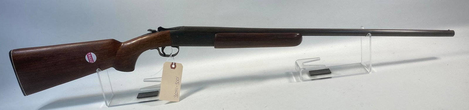 WINCHESTER MODEL 37 .410 GAUGE SINGLE SHOT SHOTGUN SN:: WINCHESTER MODEL 37 .410 GAUGE SINGLE SHOT SHOTGUN SN: NONE, REPLACED BUTT STOCK. BY BIDDING ON THIS LOT BUYER ACCEPTS RESPONSIBILTY OF KNOWLEDGE OF STATE AND FEDERAL LAWS FOR RECEIVING THIS ITEM.