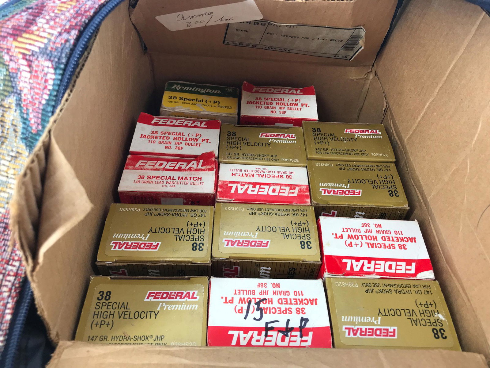 14 BOXES OF FULL AND PARTIAL 38 SPECIAL: 14 BOXES OF FULL AND PARTIAL 38 SPECIAL