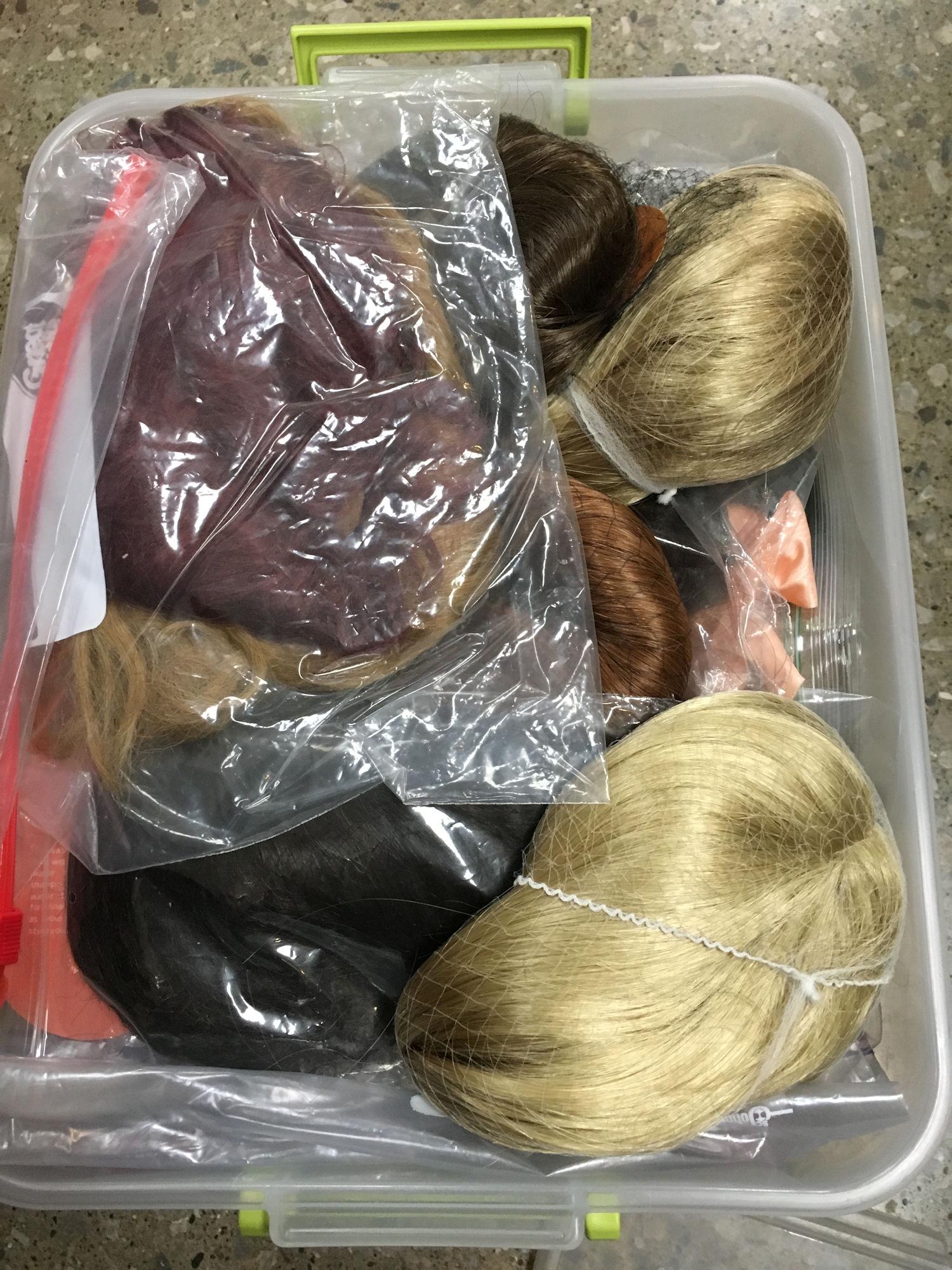 LARGE LOT DOLL WIGS. ALL ITEMS SOLD AS IS. CONDITION (1 of 1)