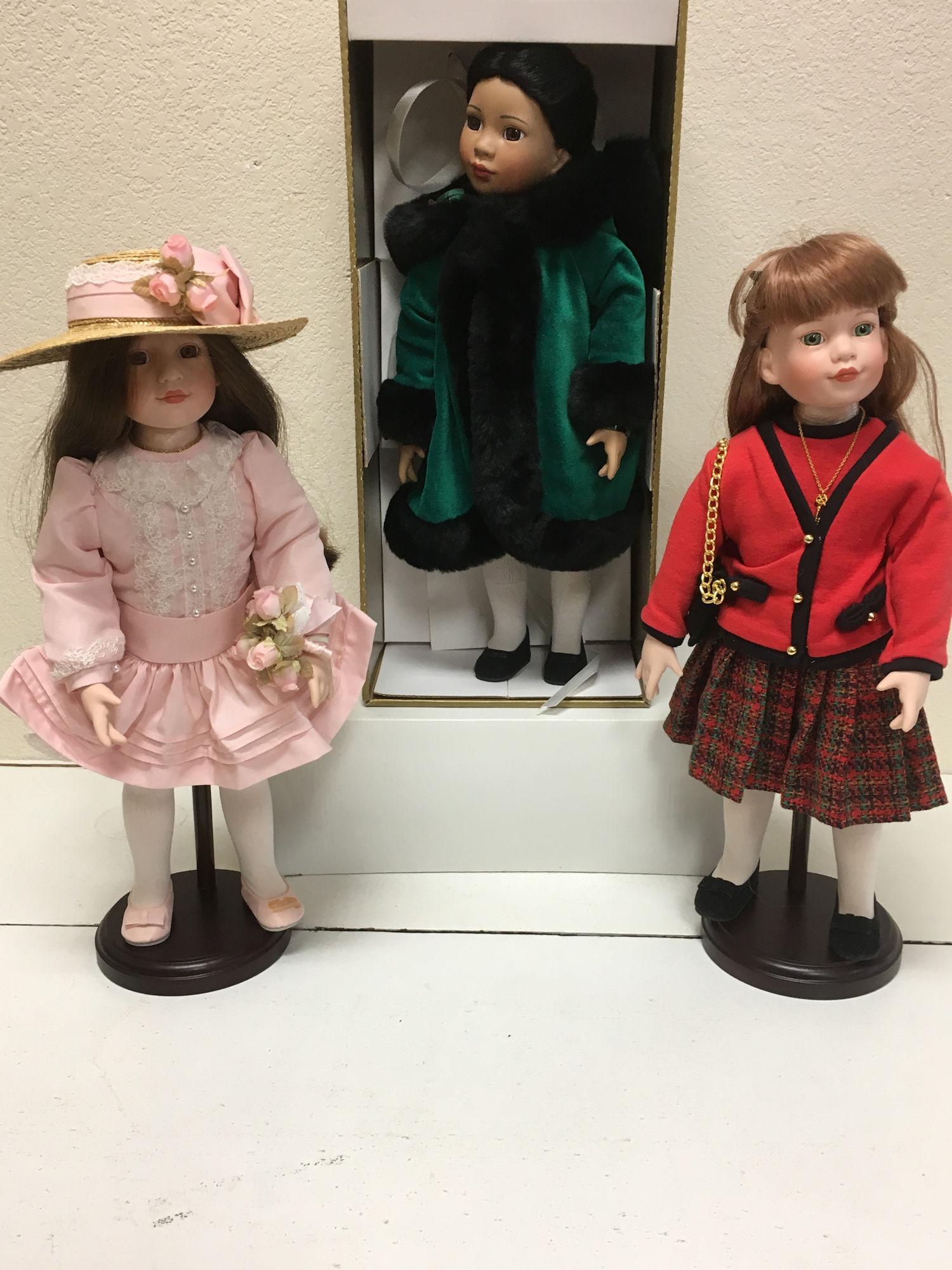 3 BOXED MAGIC ATTIC CLUB DOLLS. ALL ITEMS ARE SOLD AS (1 of 1)