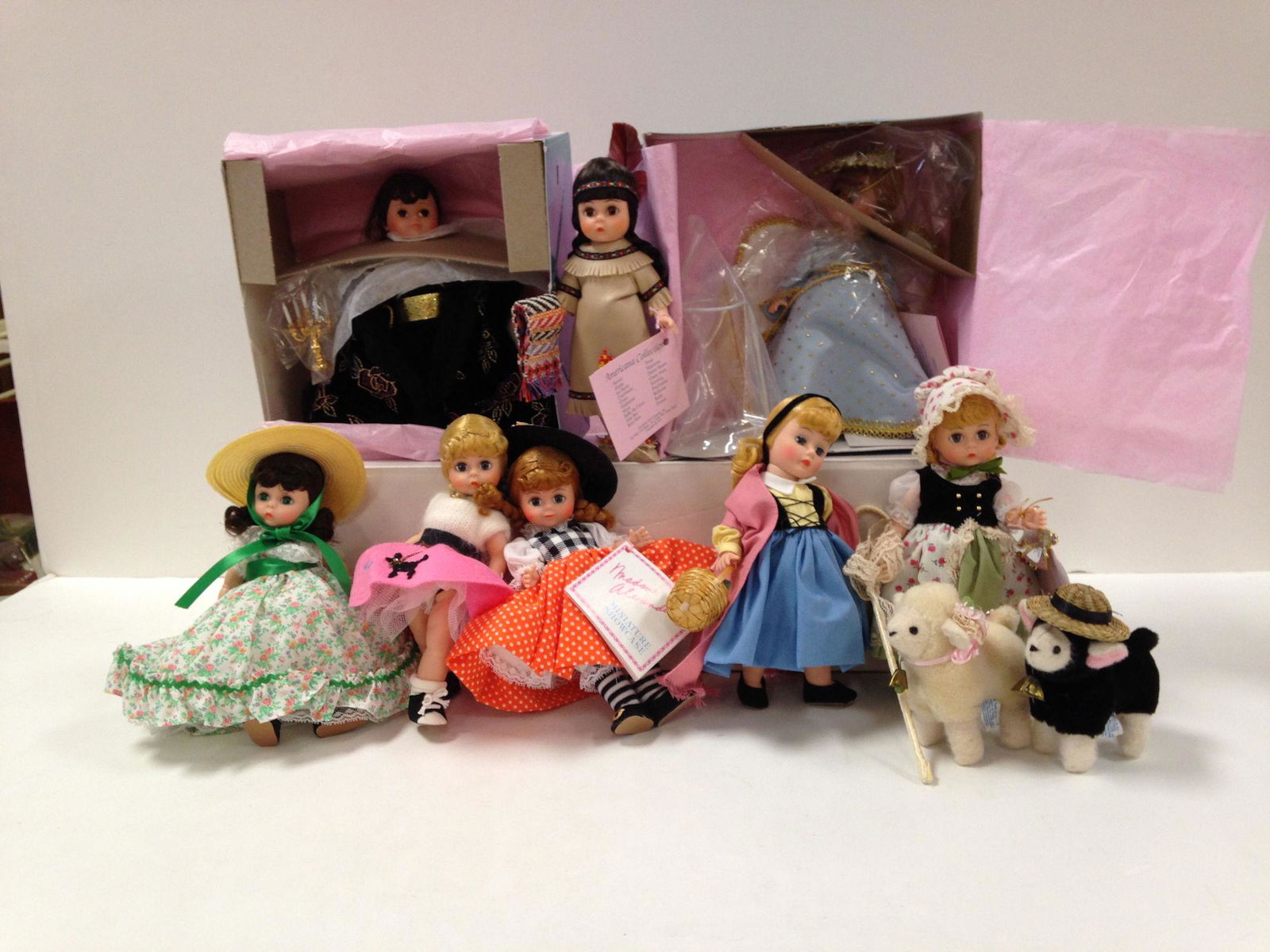 8 BOXED MADAME ALEXANDER 8" DOLLS INCLUDING MADC BRIAR (1 of 1)
