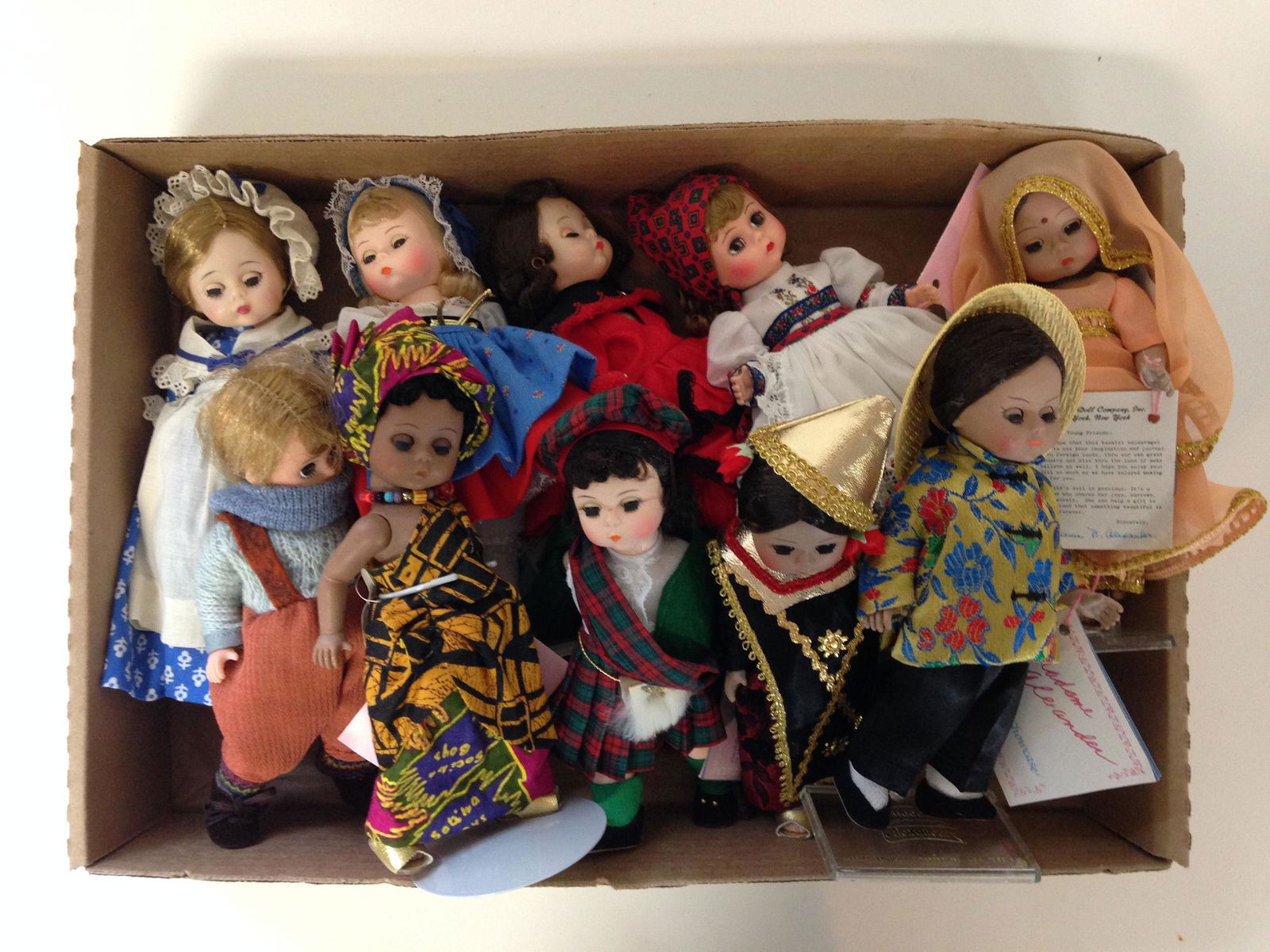 LOT 10 UNBOXED 8" MADAME ALEXANDER DOLLS. ALL ITEMS ARE (1 of 1)