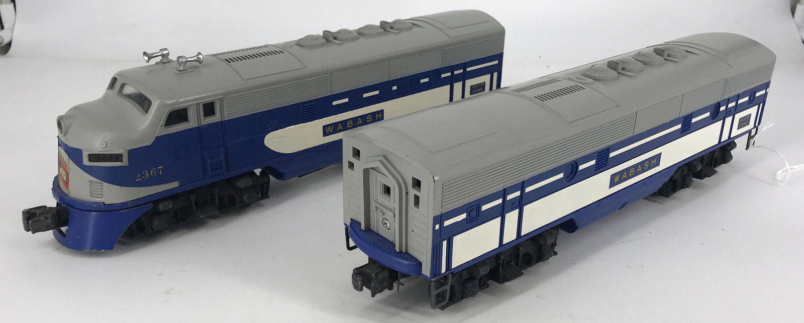 LIONEL POSTWAR O GAUGE 2367 WABASH F3 DIESEL AB SET (1 of 10)